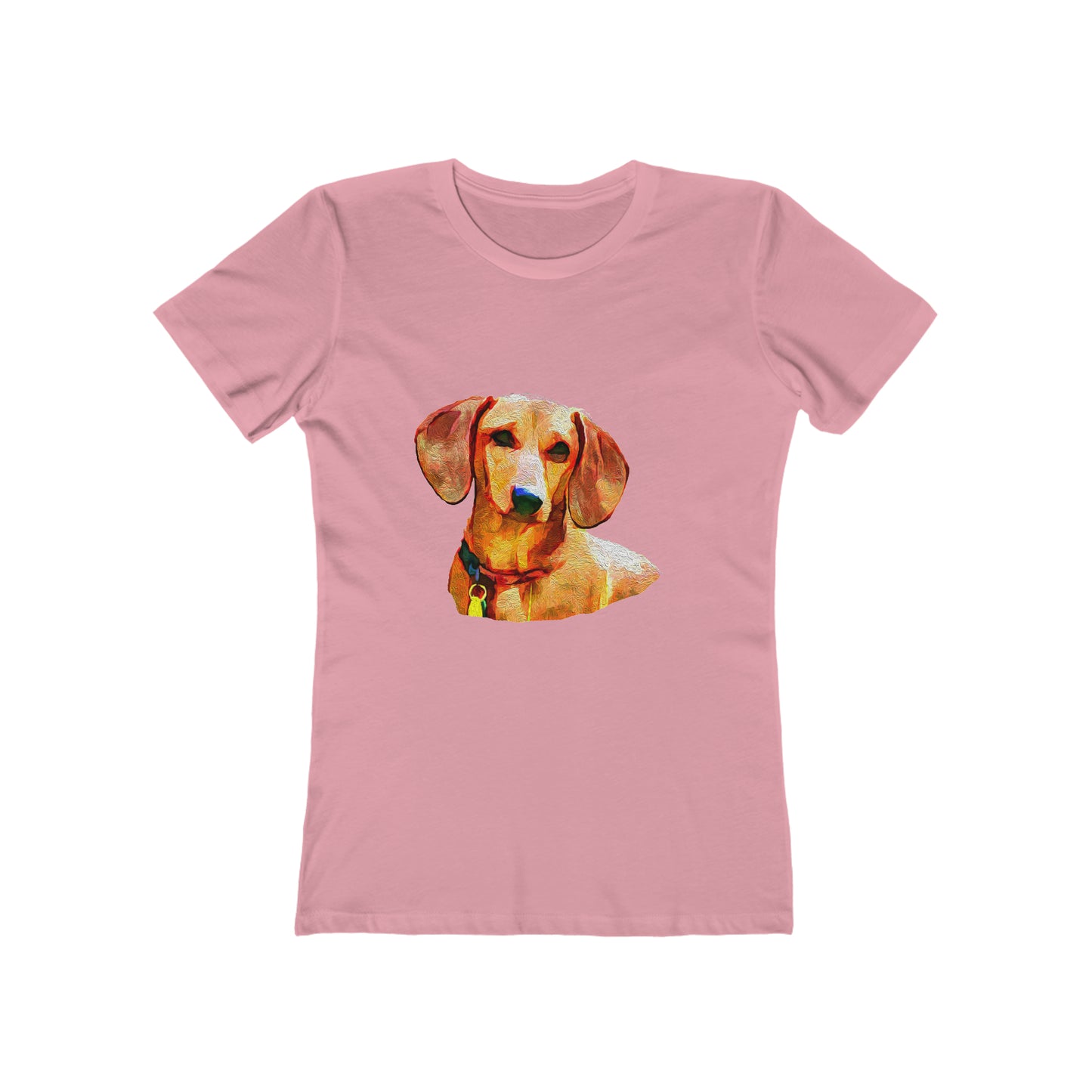 Dachshund 'Daisy' - Women's Slim Fit Ringspun Cotton T-Shirt