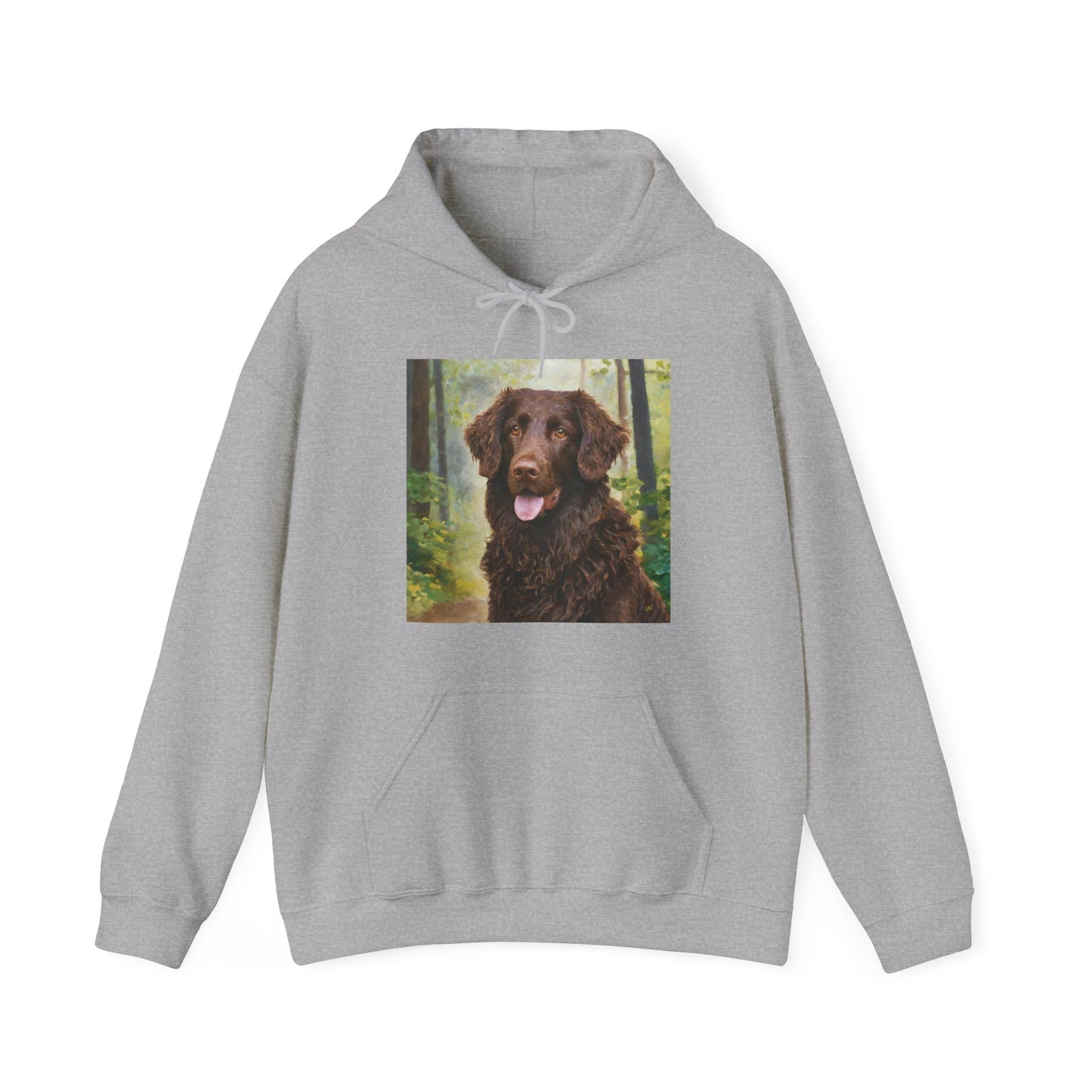 Curly-Coated Retriever 50/50 Hooded Sweatshirt