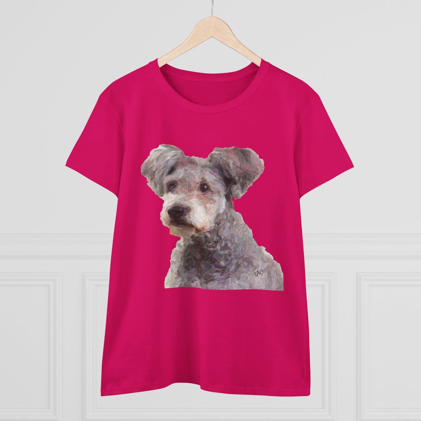 Hungarian Pumi Women's Midweight Cotton Tee