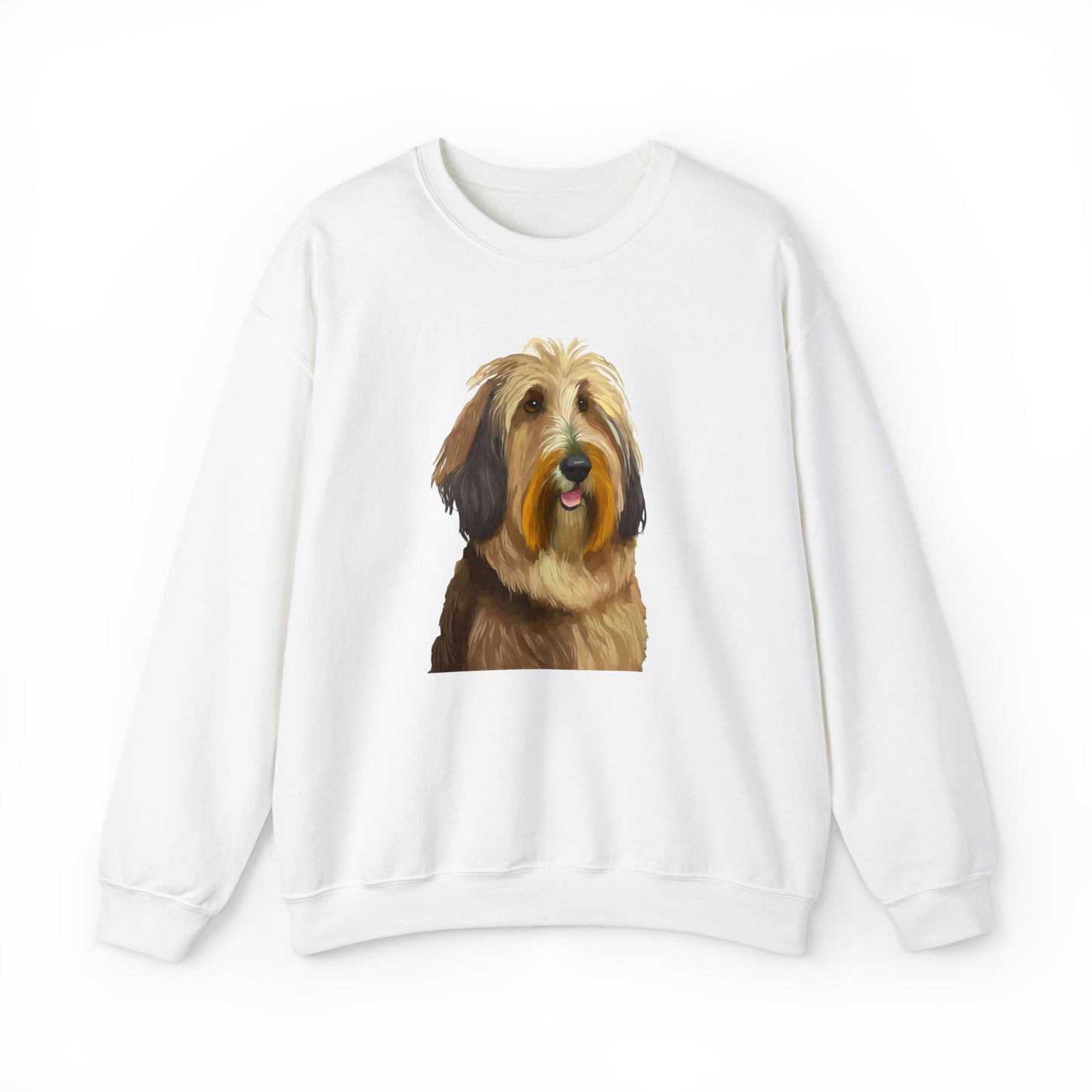 Opulent Comfort Bergamasco Sheepdog Unisex 50/50 Crewneck Sweatshirt