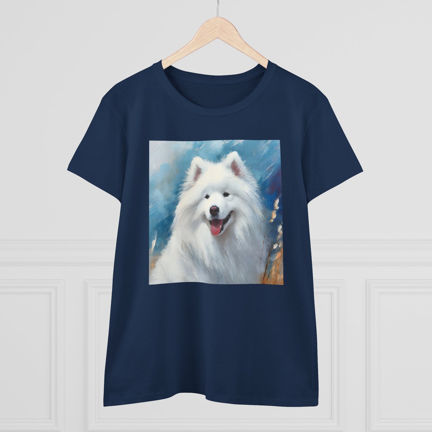 Samoyed Women's Midweight Cotton Tee