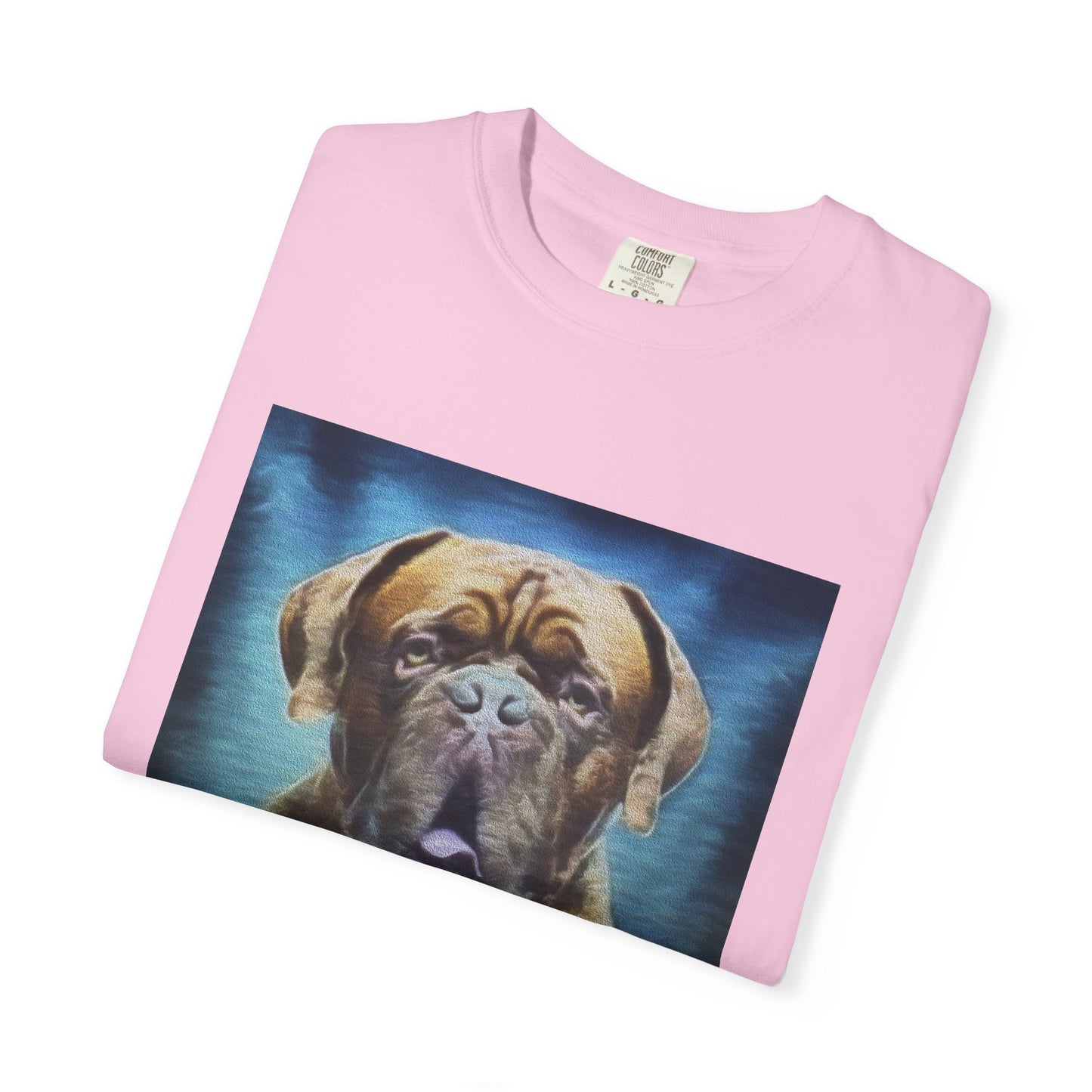 Dogue de Bordeaux Unisex Relaxed Fit Garment-Dyed T-shirt