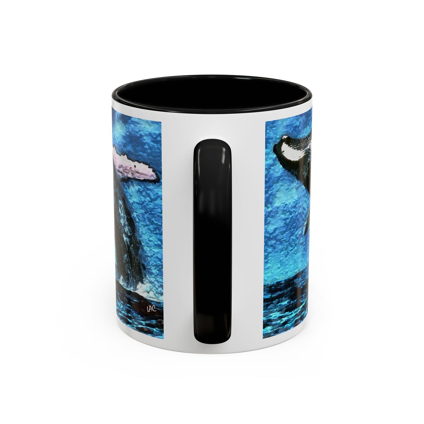 Humpback Whale Accent Coffee Mug, 11oz