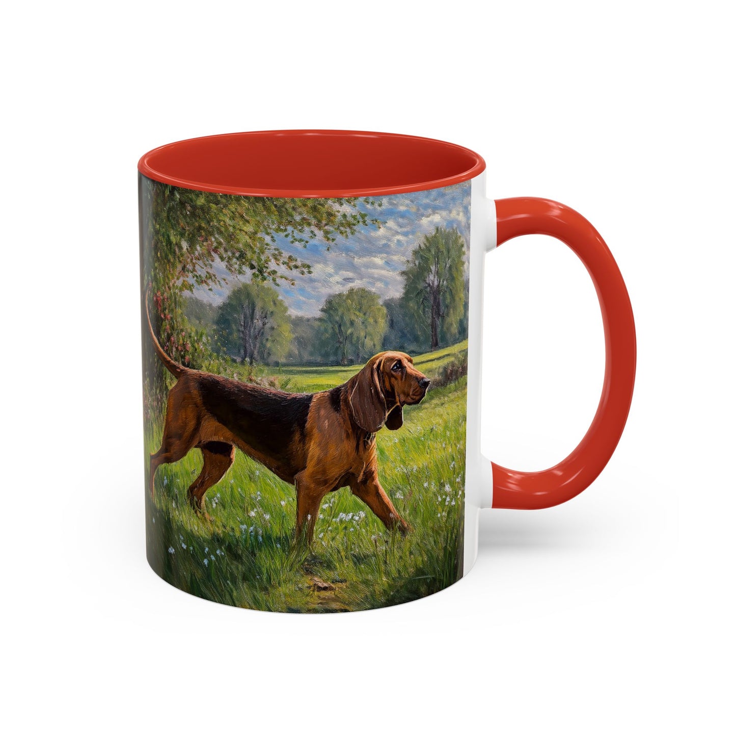 Bloodhound Ceramic Accent Coffee Mug