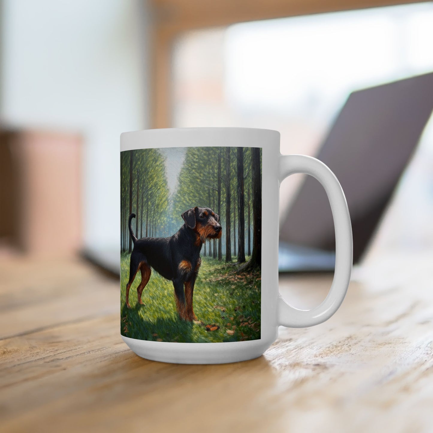Deutscher Jagdterrier Custom Ceramic Mug