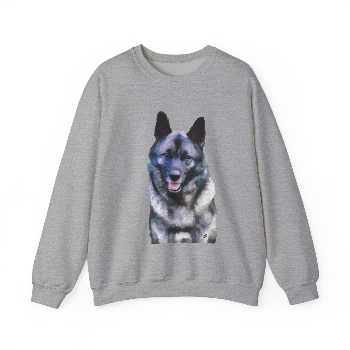 Norwegian Elkhound - Unisex 50/50 Crewneck Sweatshirt