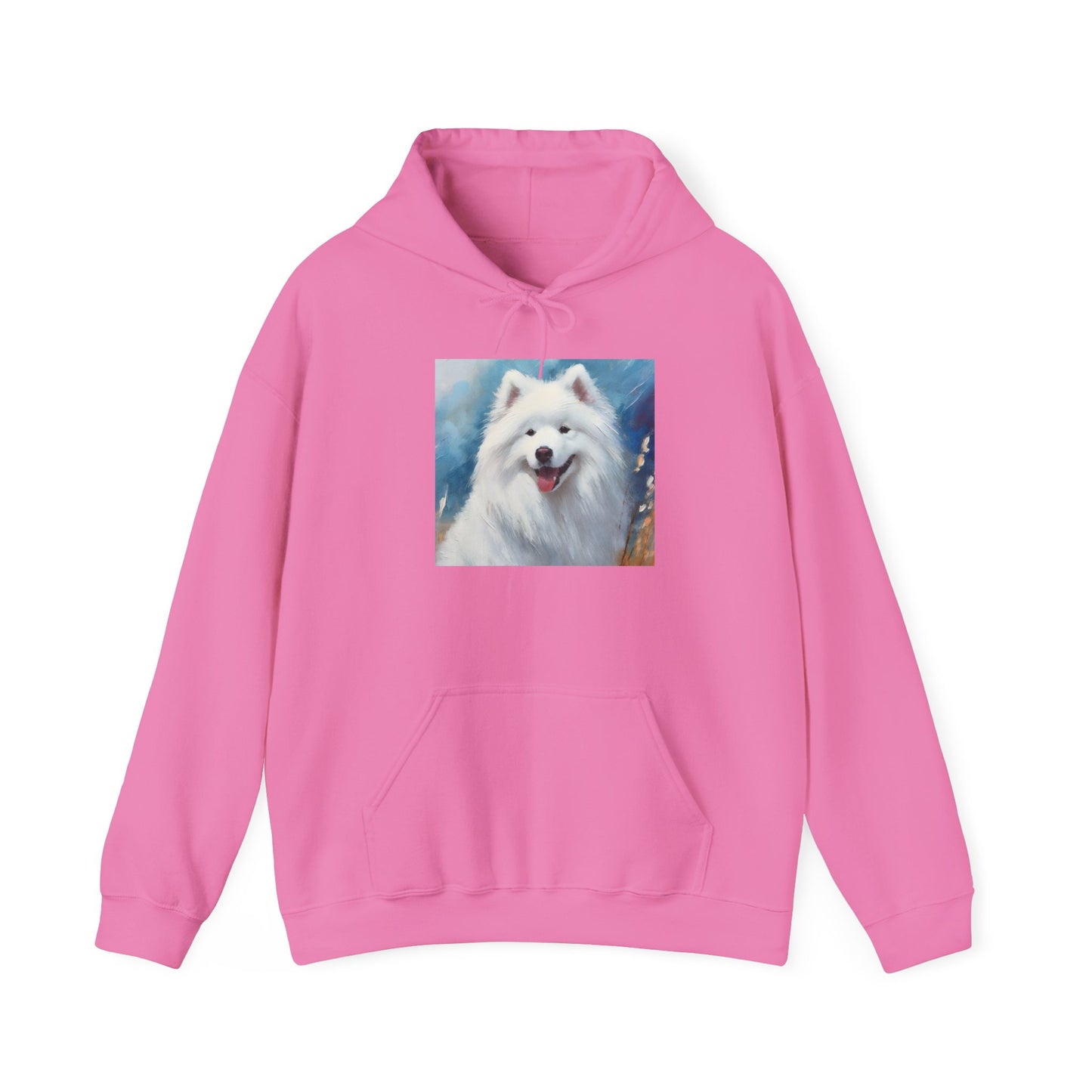 Cozy Samoyed Unisex 50/50 Hooded Sweatshirt | Perfect Gift for Dog Lovers