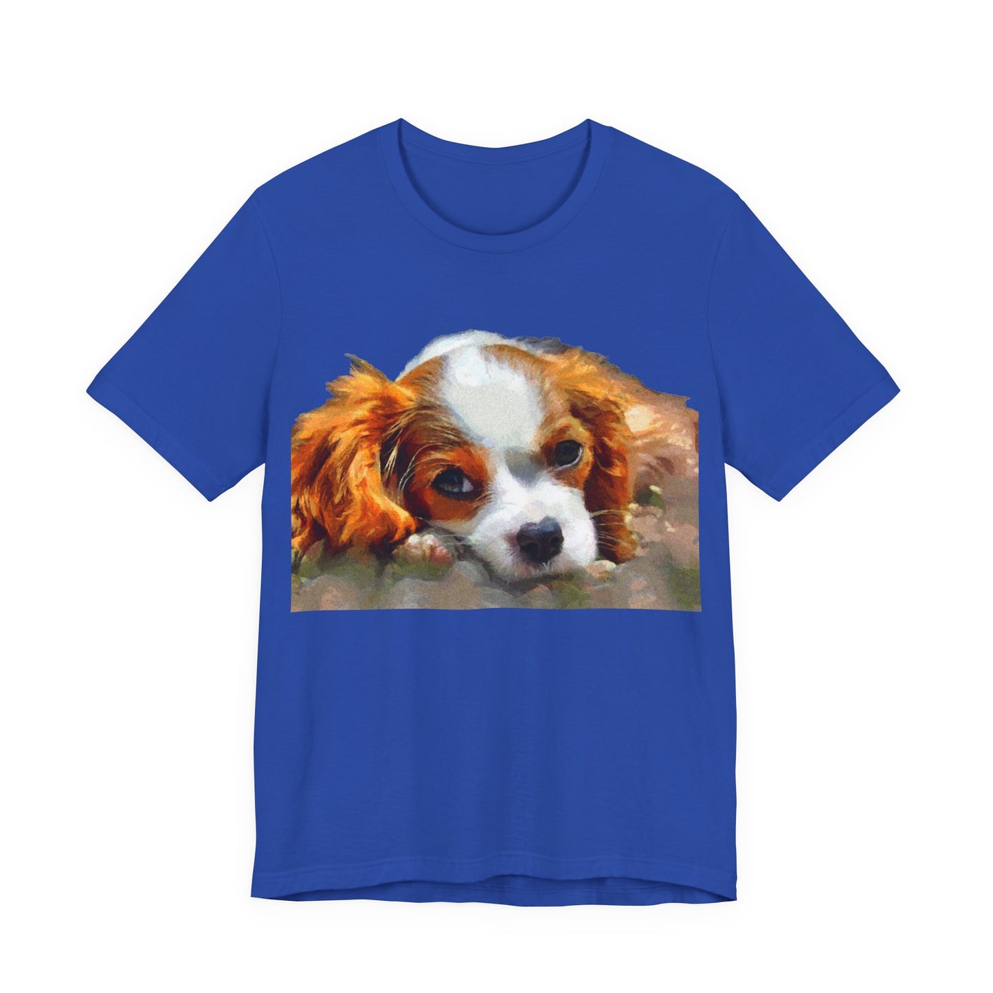 King Charles Spaniel 'Puppy #1' Unisex Jersey Short Sleeve Tee