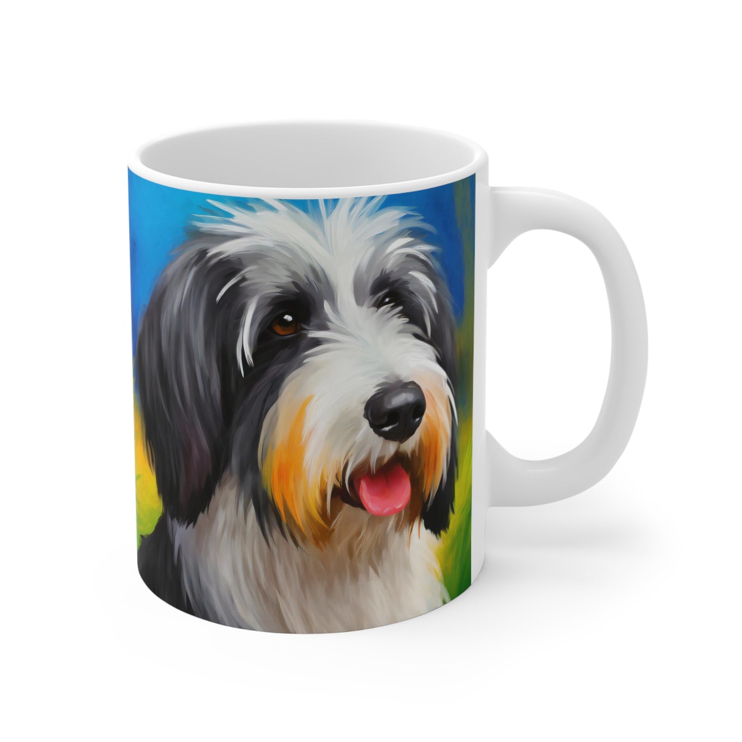 Polish Lowland Sheepdog Ceramic Mug 11oz