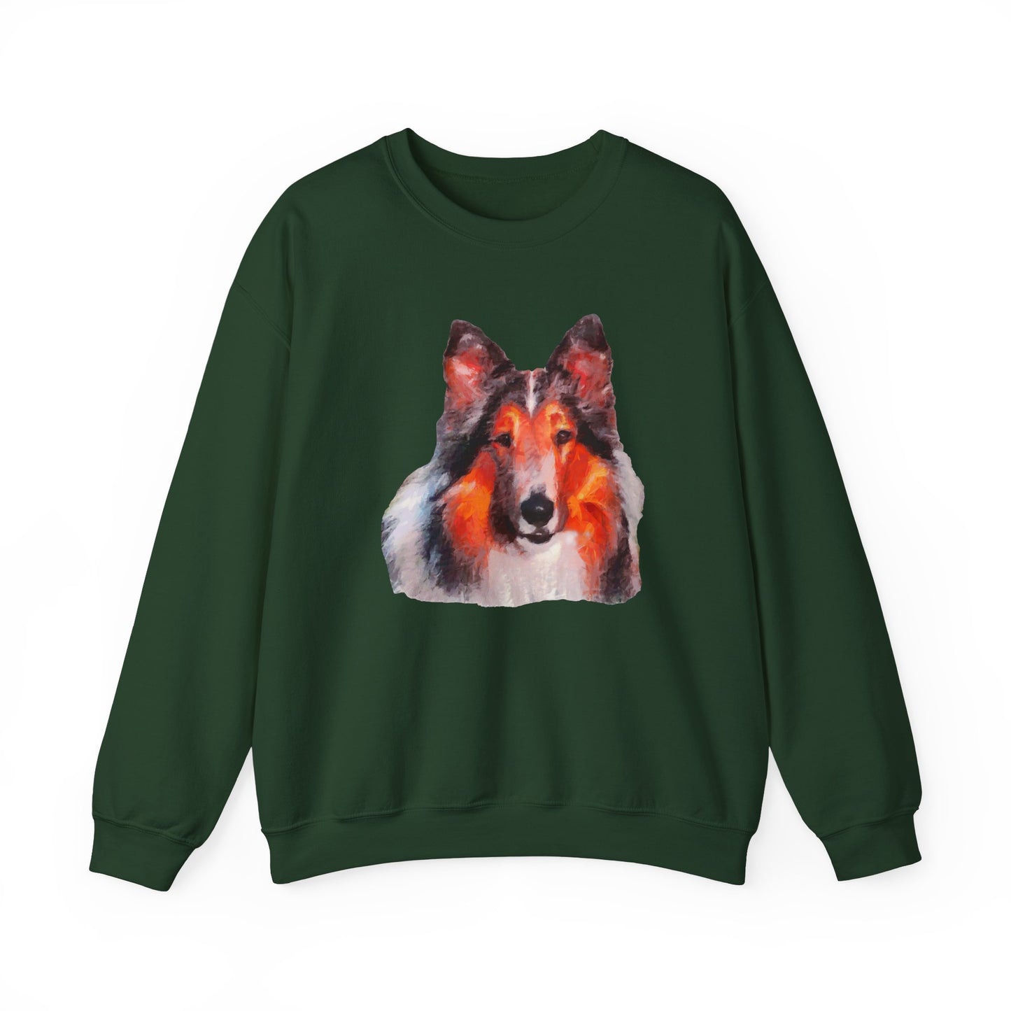 Rough Coated Collie - Cozy Companion Crewneck Sweatshirt