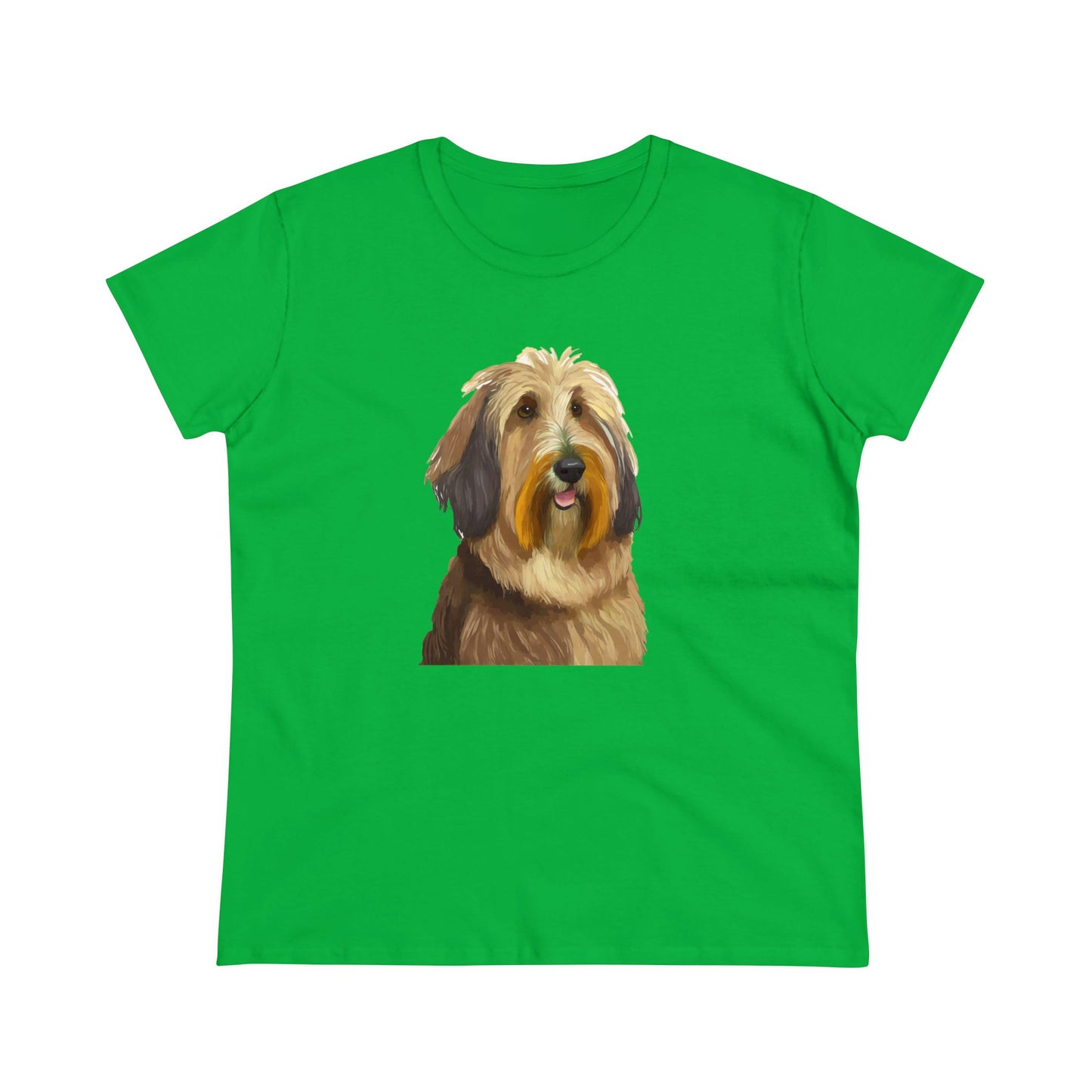 Charming Bergamasco Sheepdog Women's Midweight Cotton Tee