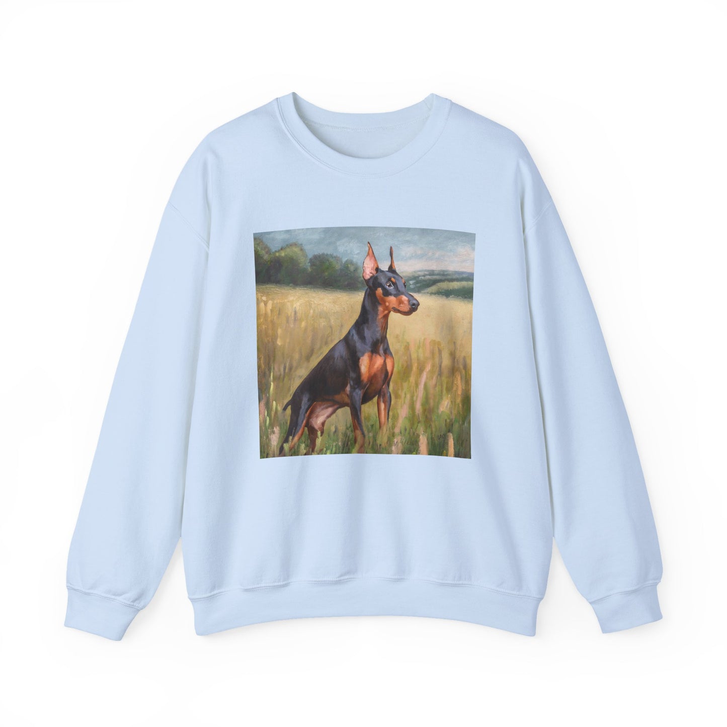 German Pinscher Unisex 50/50 Crewneck Sweatshirt