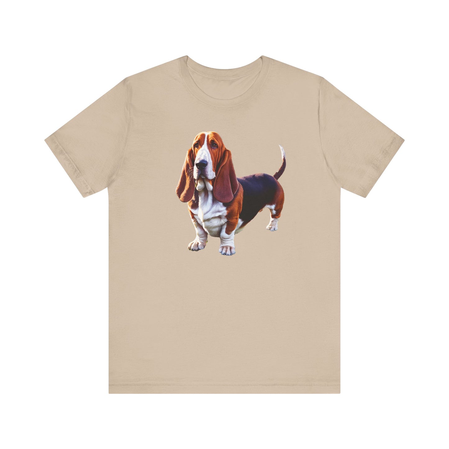 Basset Hound Unisex Jersey Short Sleeve Tee