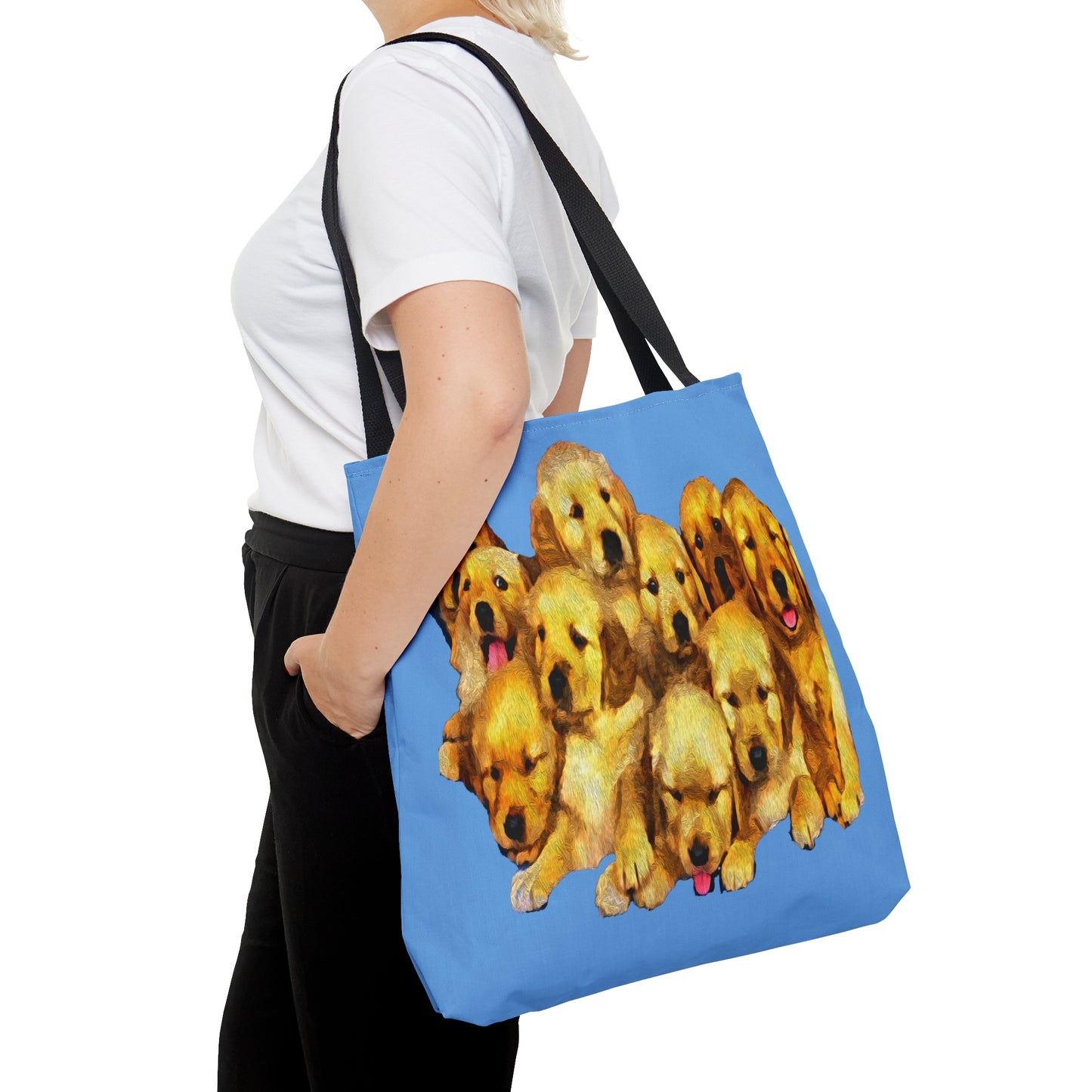 Golden Retriever Puppies Tote Bag