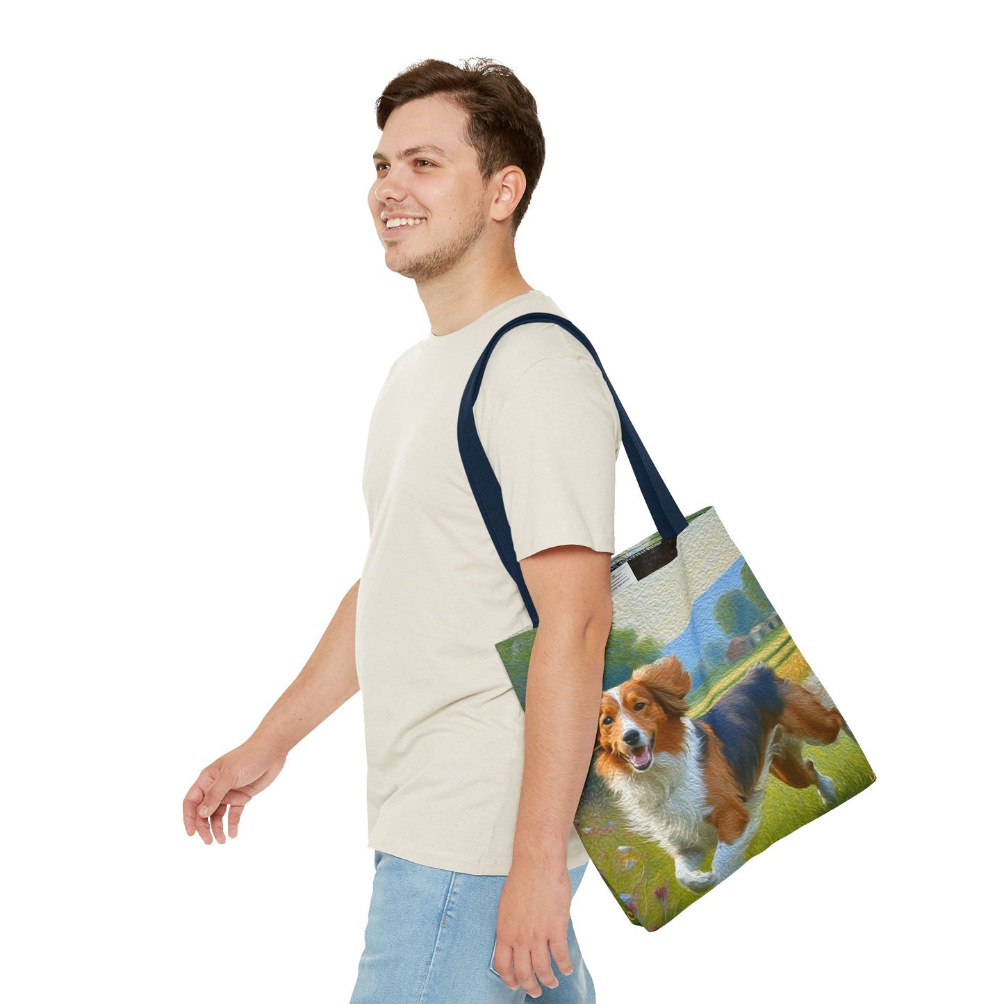 Nederlandse Kooikerhondje Polyester Tote Bag (AOP)