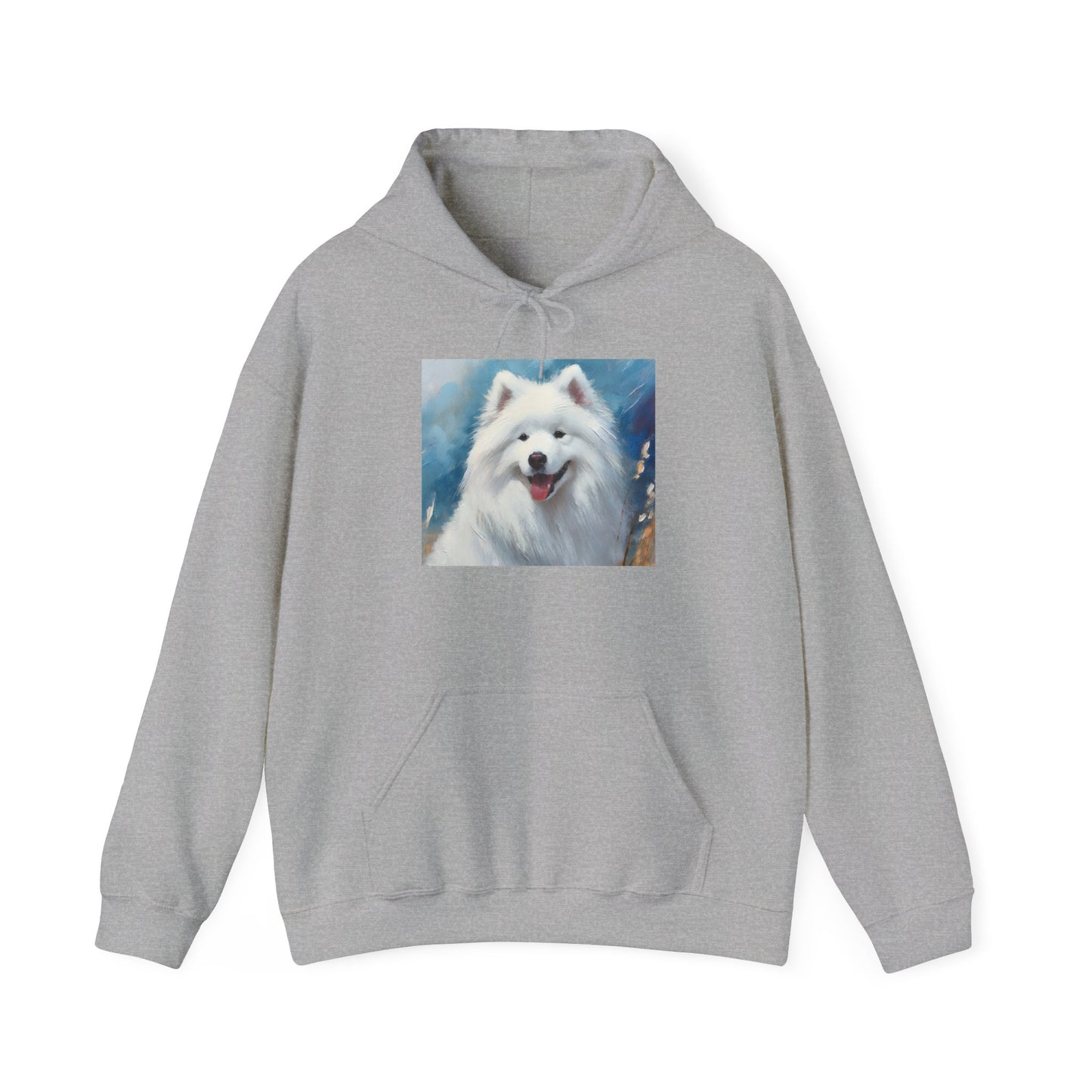 Samoyed Unisex 50/50 Hooded Sweatshirt