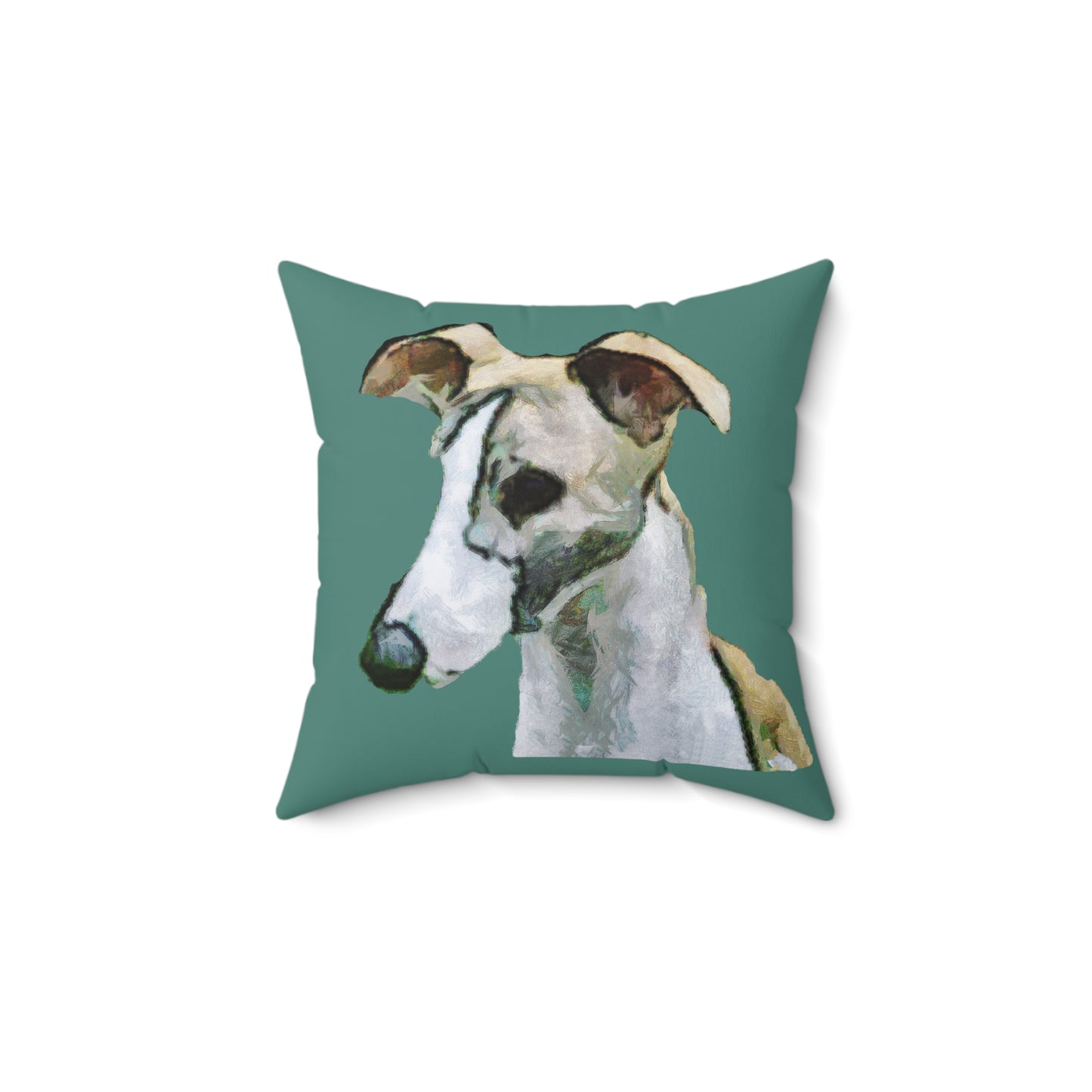 Whippet 'Simba' Spun Polyester Throw Pillow