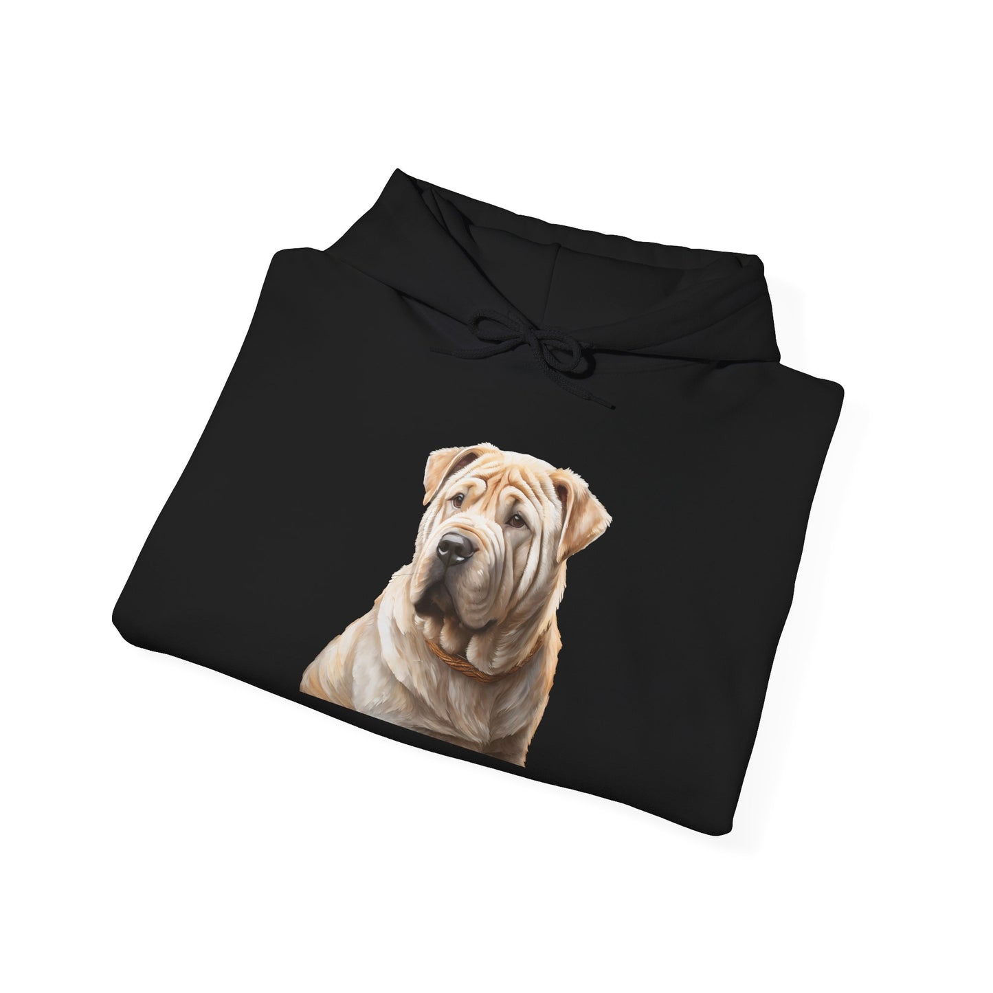 Luxurious Chinese Shar-Pei 50/50 Hooded Sweatshirt