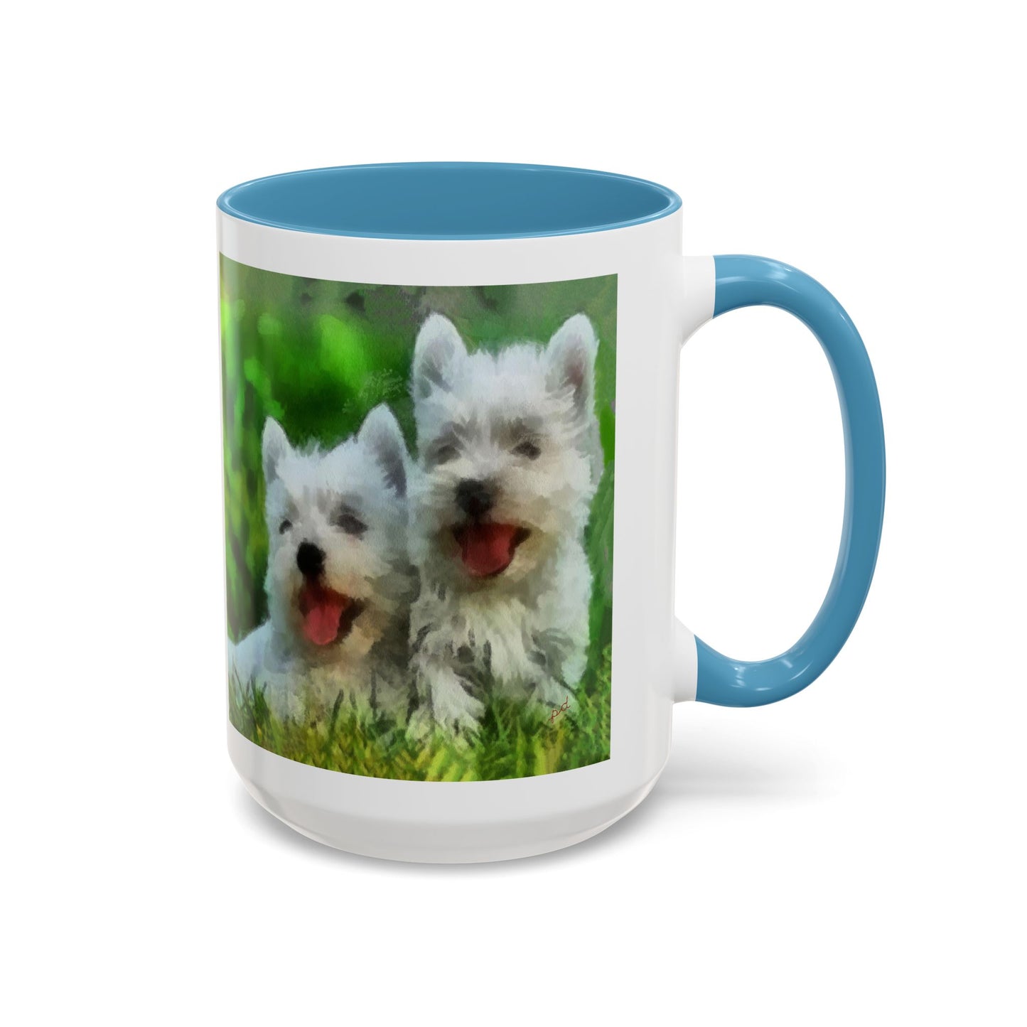 West Highland Terrier 'Westie' - Ceramic Accent Coffee Mug (11, 15oz)