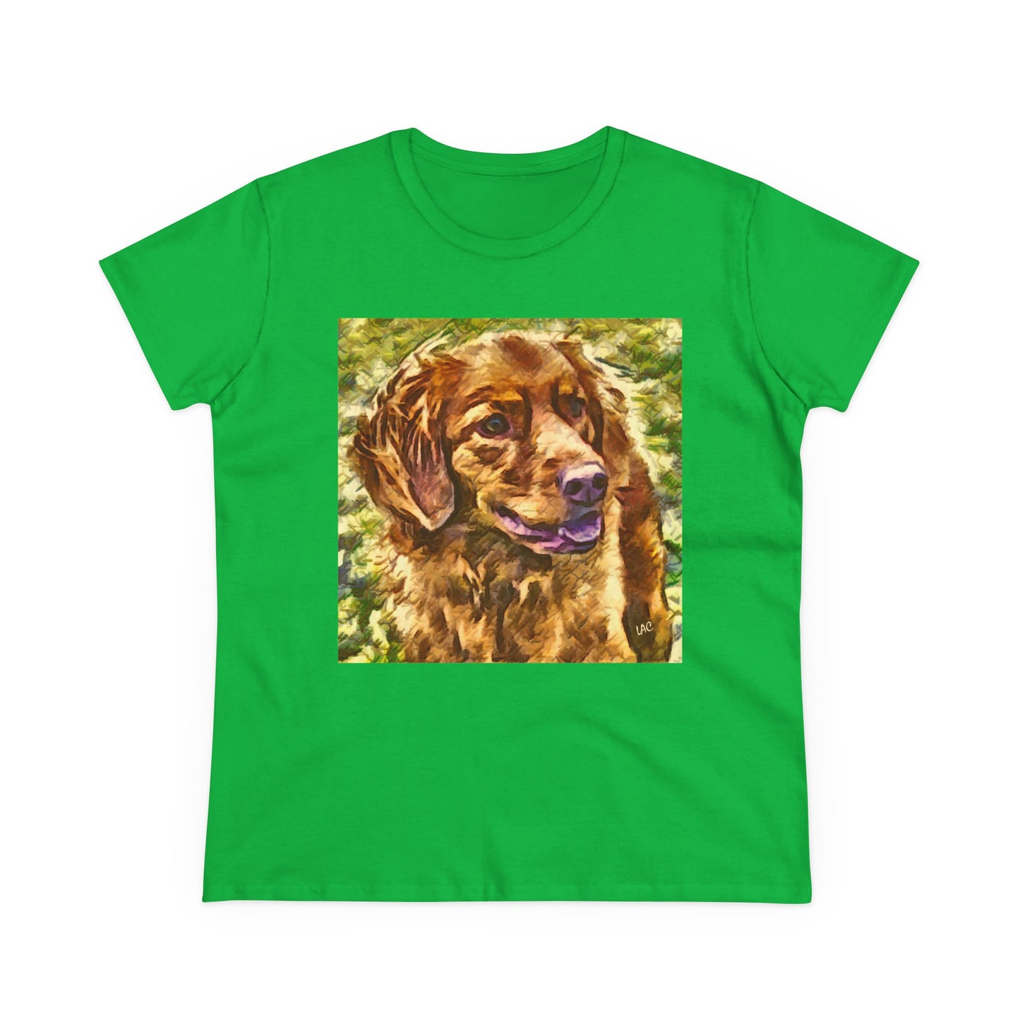 Nova Scotia Duck Tolling Retriever Women's Midweight Cotton Tee