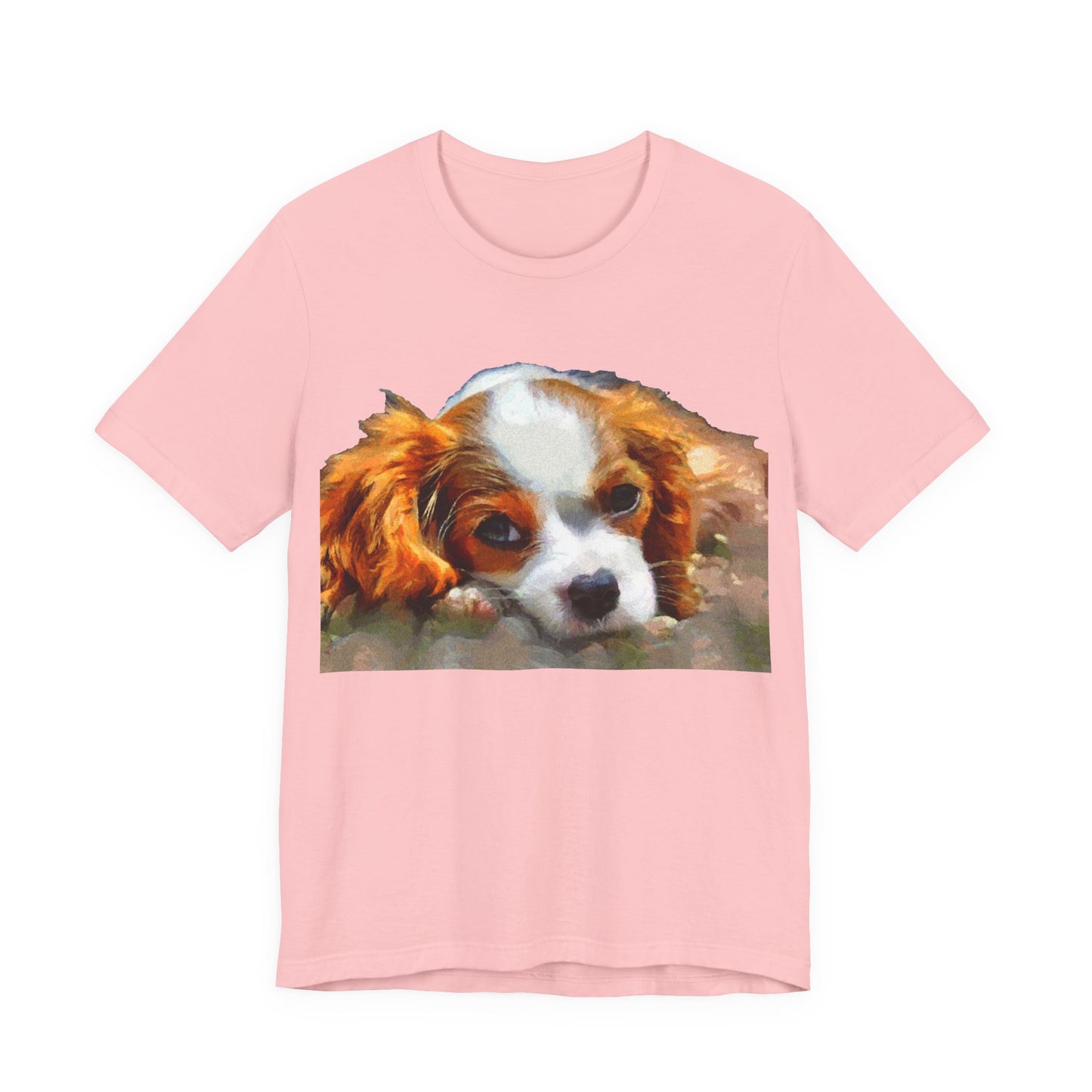 King Charles Spaniel 'Puppy #1' Unisex Jersey Short Sleeve Tee