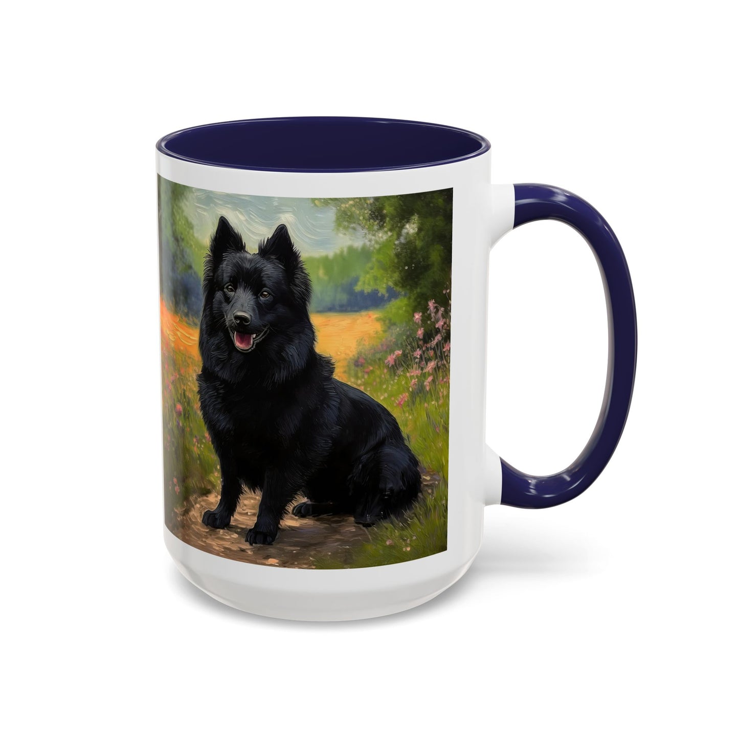 Schipperke Accent Coffee Mug - 2 sizes - Perfect Gift for Dog Lovers