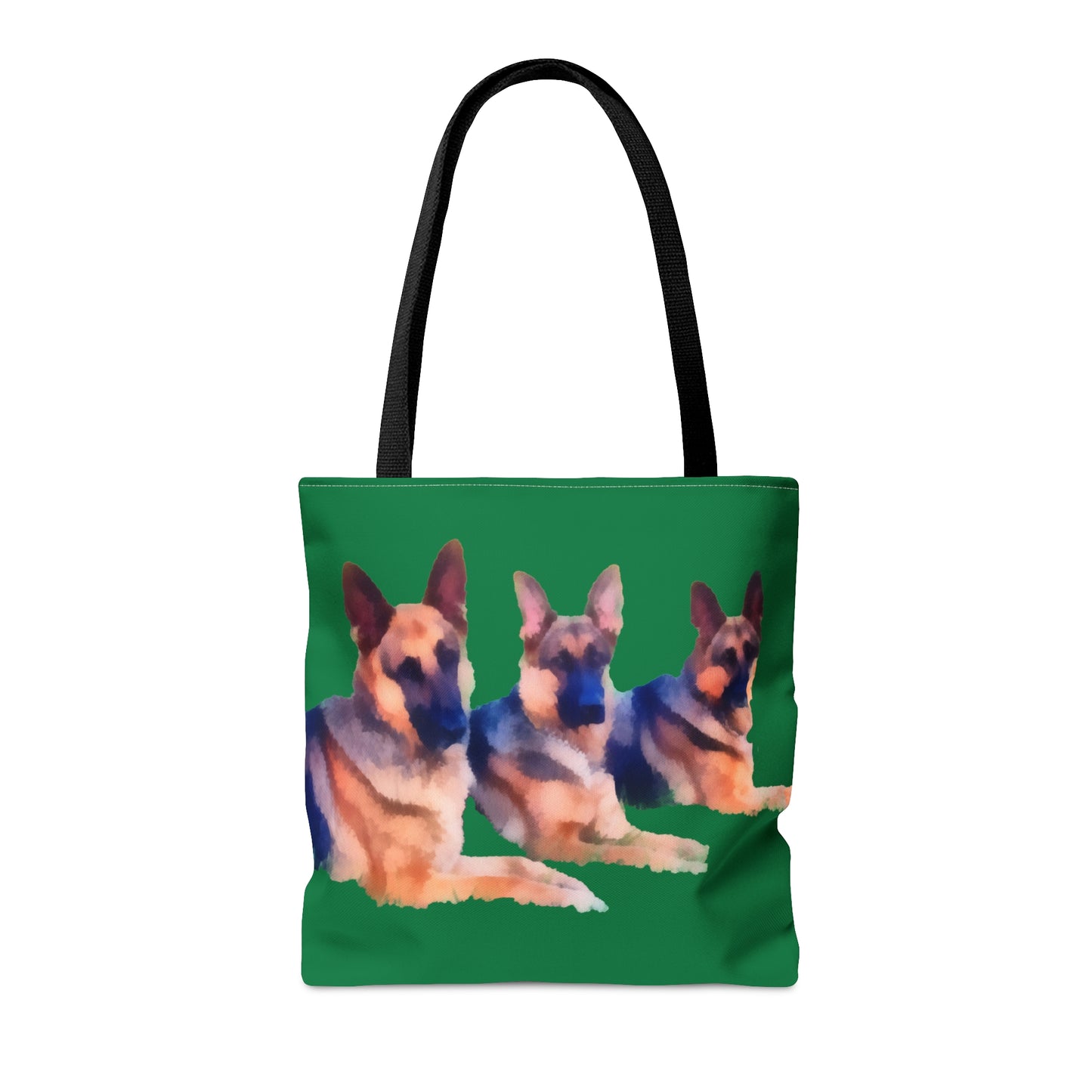 Majestic German Shepherd 'Trio' Artistic Painting Tote Bag