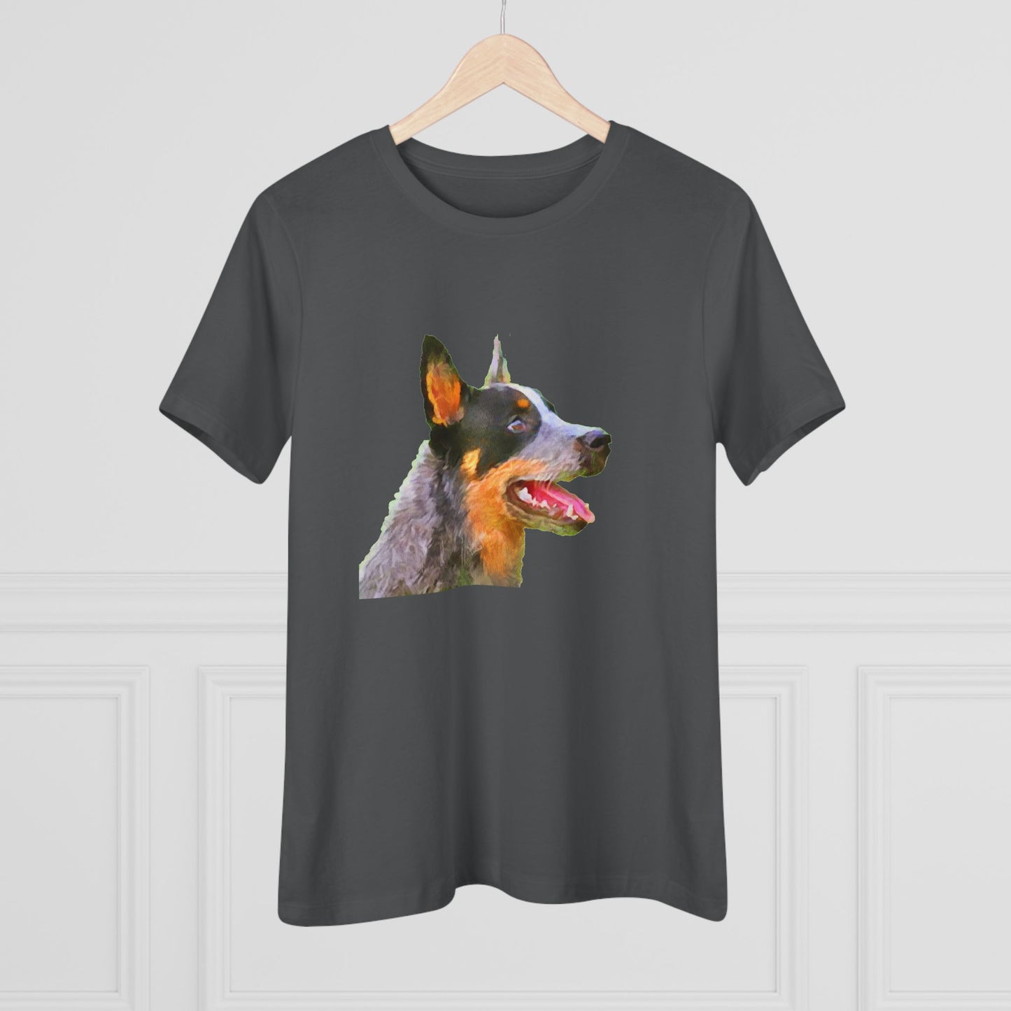 Blue Heeler - Australian Cattle Dog 'Percy' Women's Relaxed Fit Cotton Tee