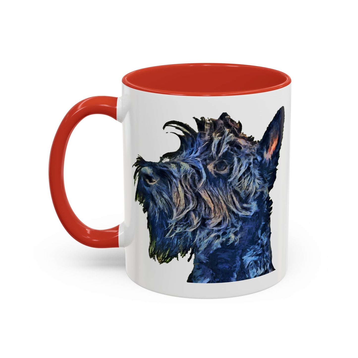 Schnauzer Ceramic Accent Coffee Mug, 2 sizes