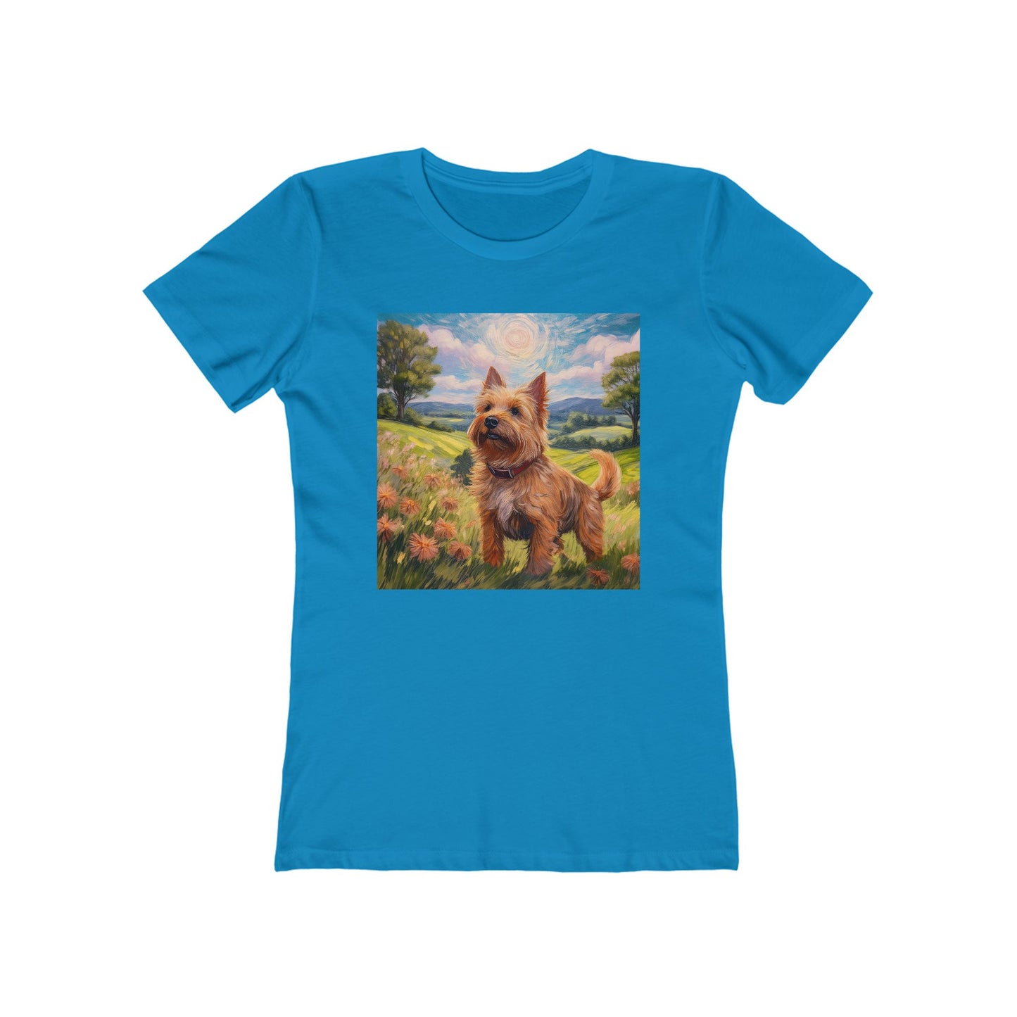 Norwich Terrier Women's Slim Fit Ringspun Cotton T-Shirt