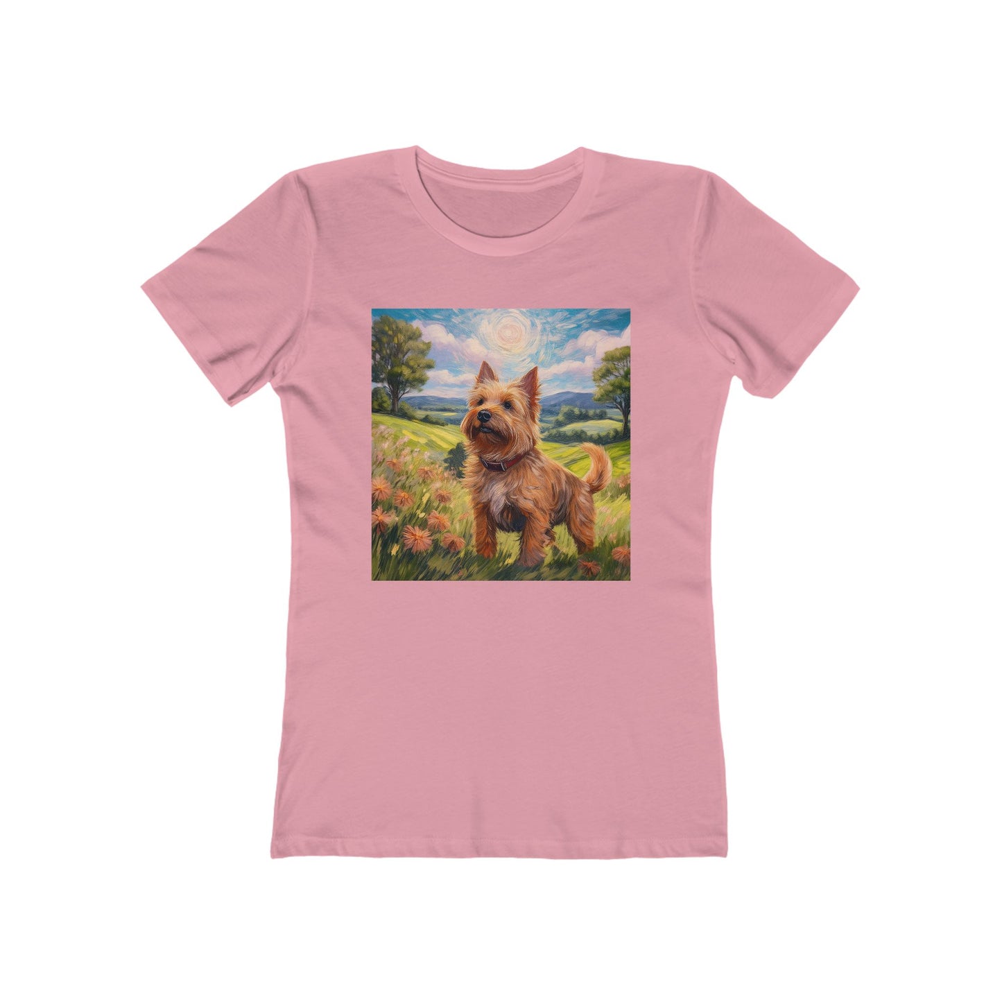 Norwich Terrier Women's Slim Fit Ringspun Cotton T-Shirt