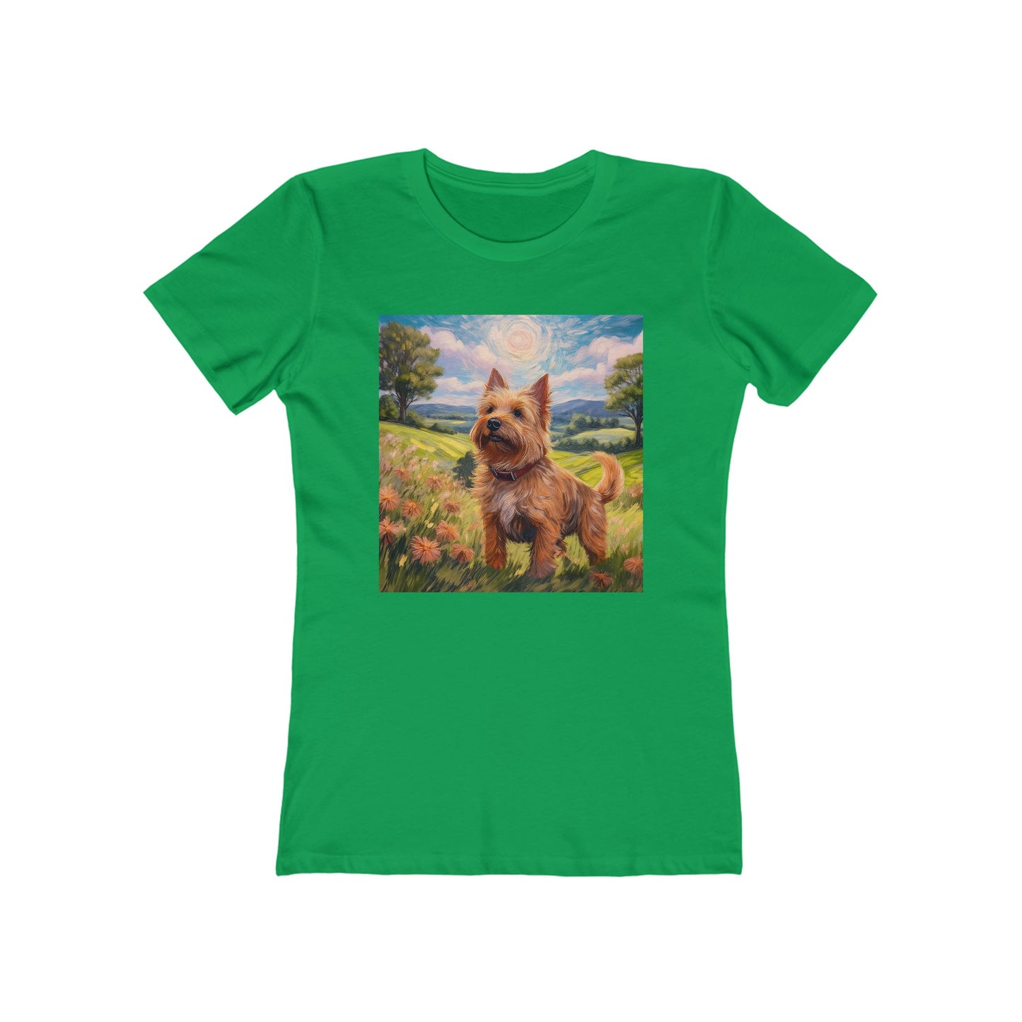Norwich Terrier Women's Slim Fit Ringspun Cotton T-Shirt