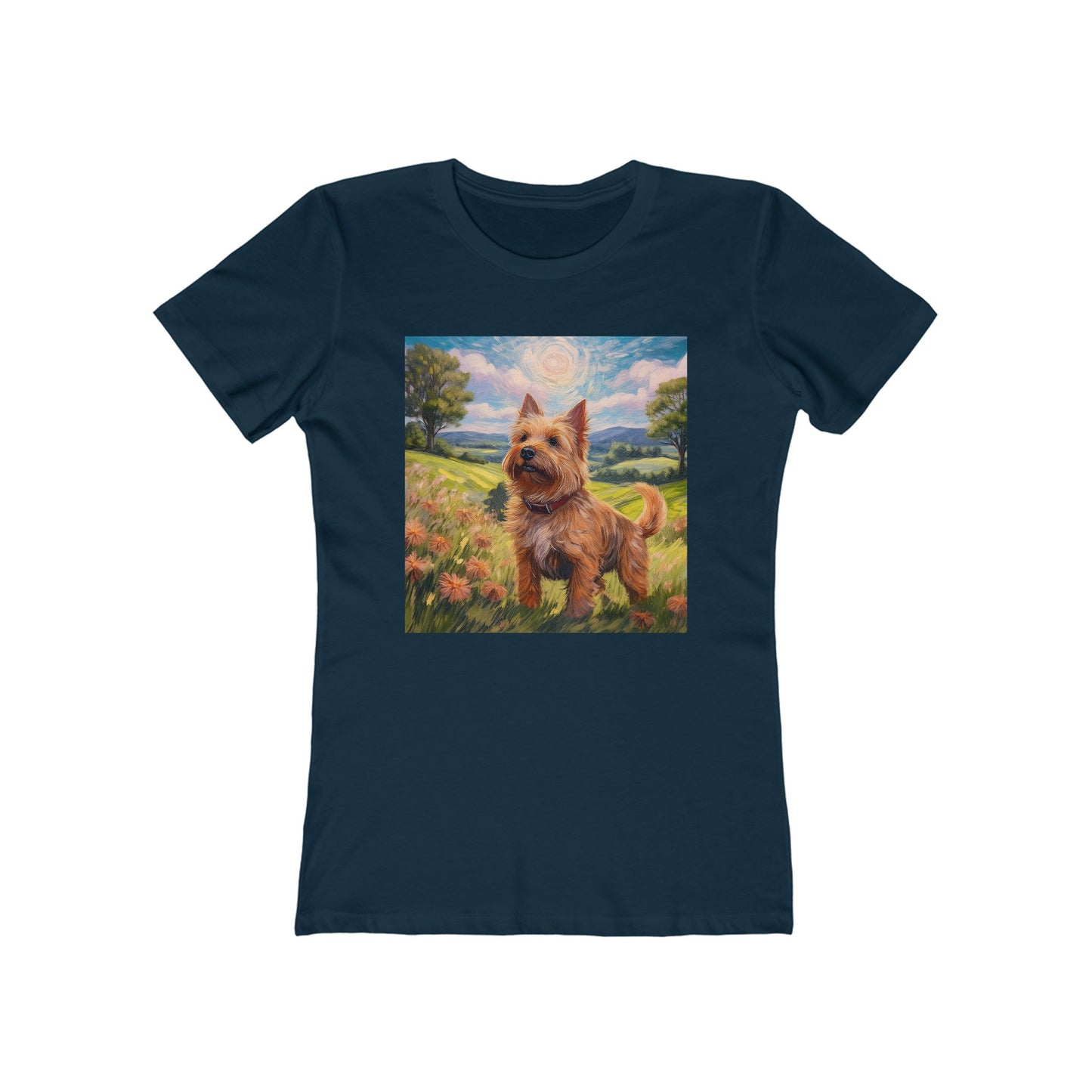 Norwich Terrier Women's Slim Fit Ringspun Cotton T-Shirt