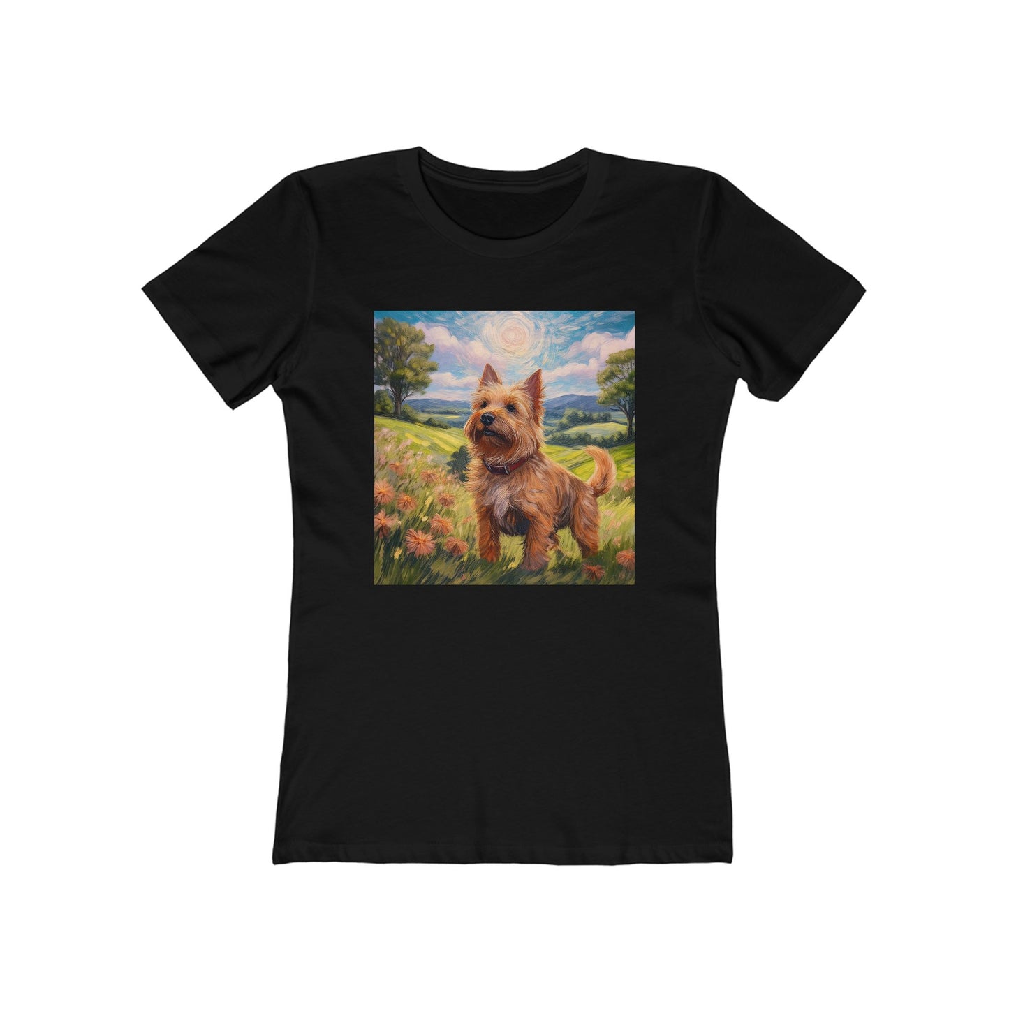 Norwich Terrier Women's Slim Fit Ringspun Cotton T-Shirt