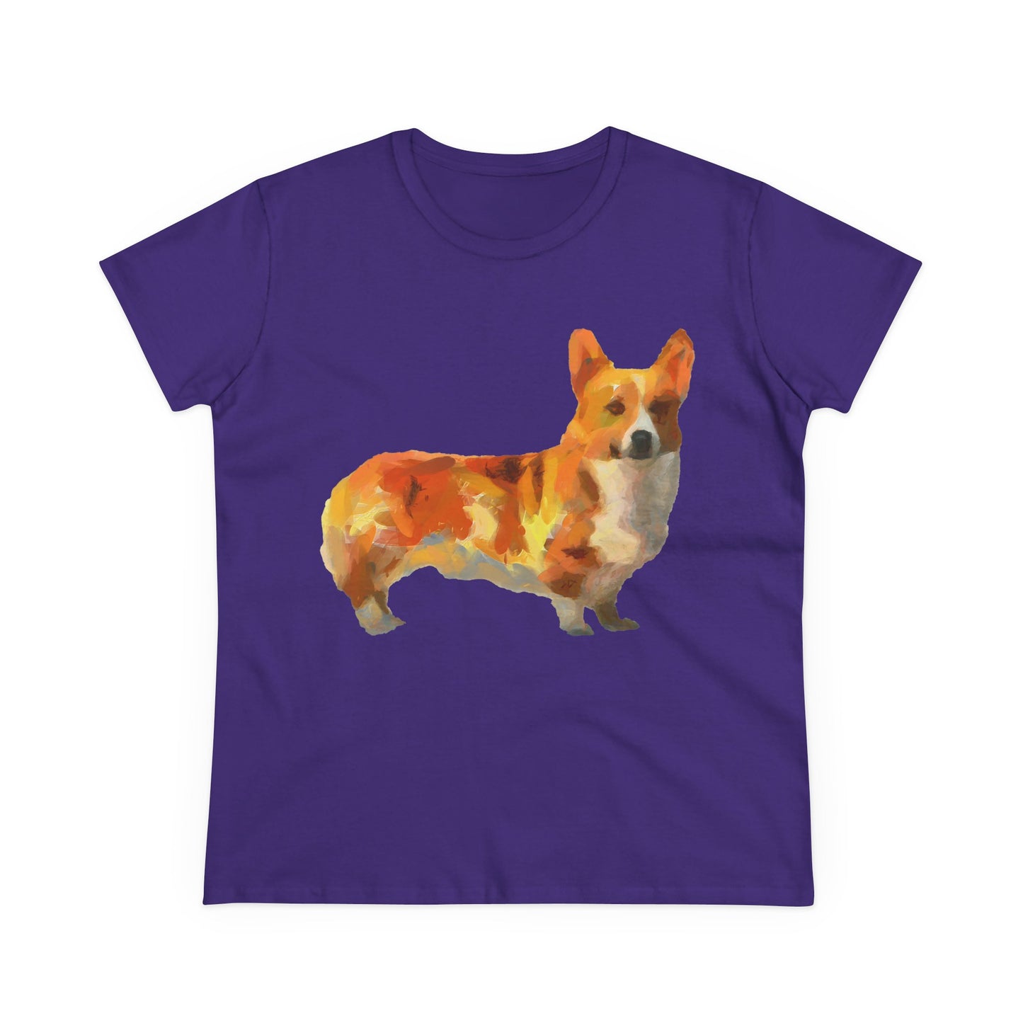 Pembroke Welsh Corgi Women's Midweight Cotton Tee