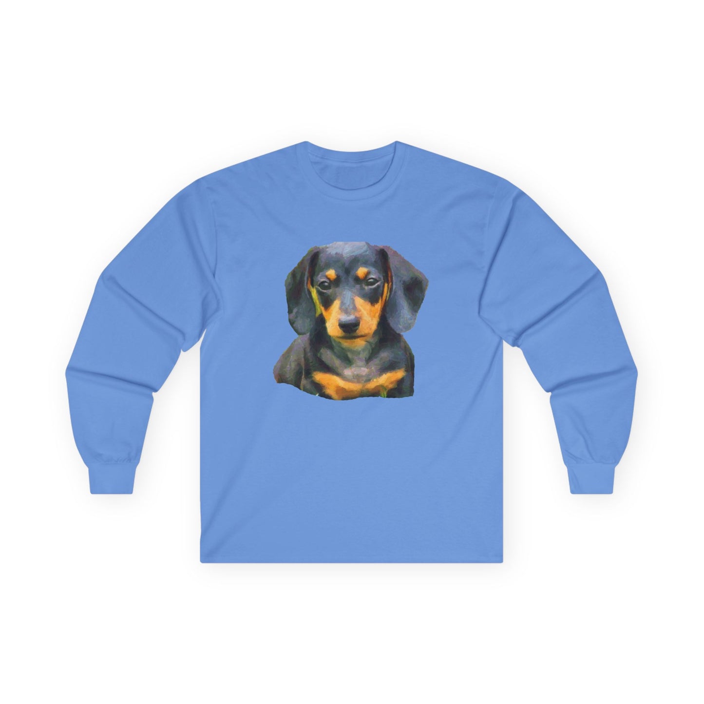 Dachshund 'Doxie #2' Unisex Cotton Long Sleeve Tee