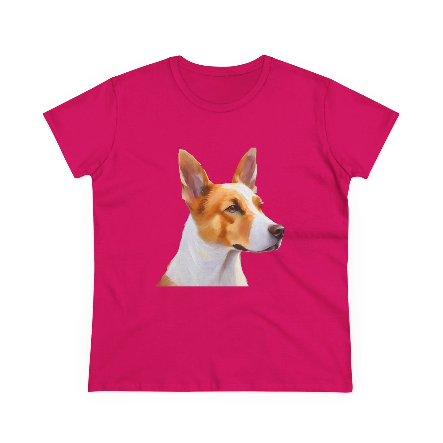 Canaan Dog of Israel Women's Midweight Cotton Tee