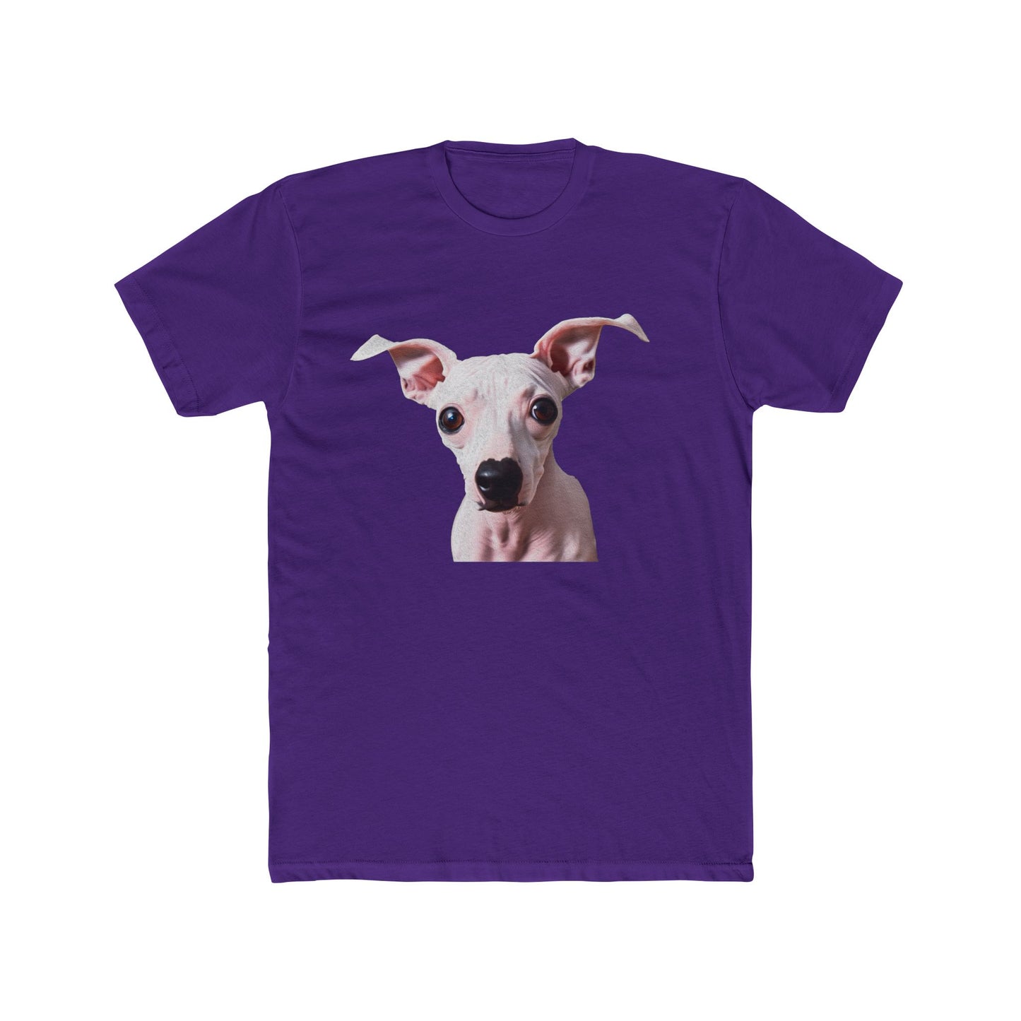 American Hairless Terrier Men's Fitted Cotton Crew Tee