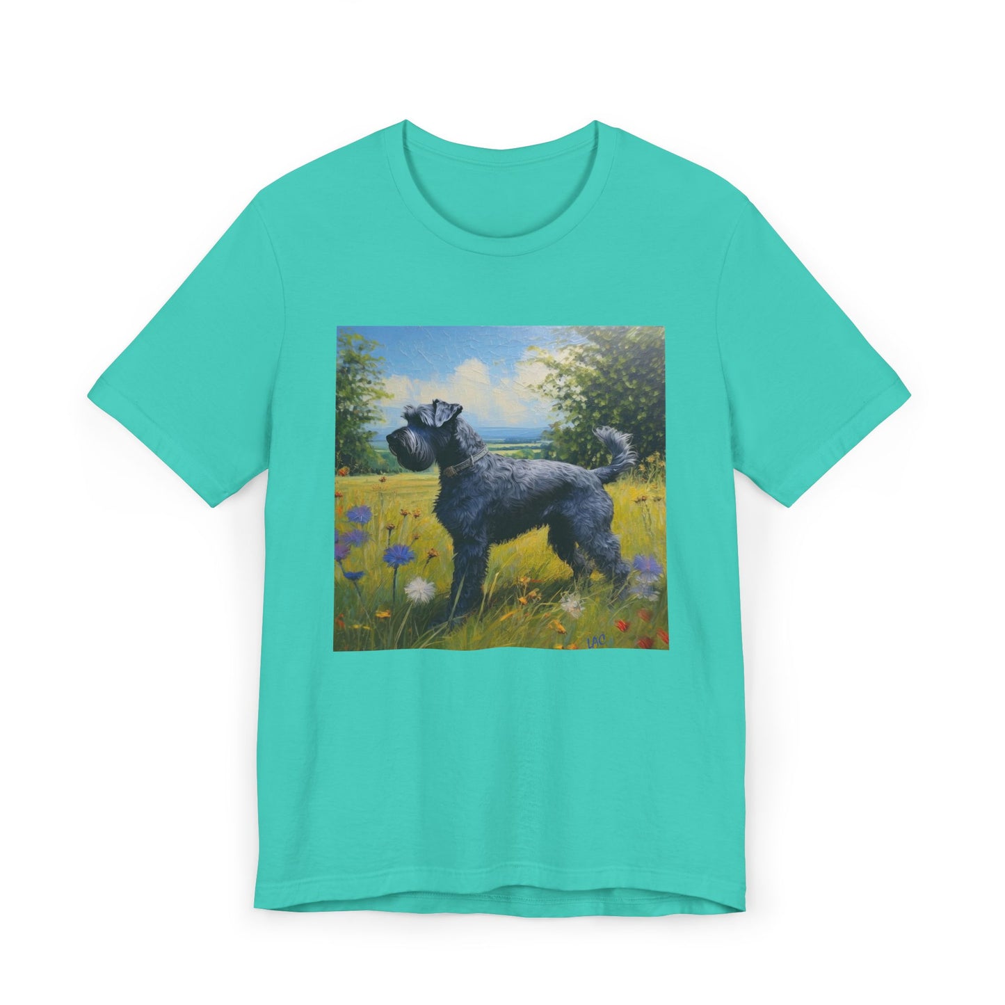 Kerry Blue Terrier Unisex Lightweight Jersey T-Shirt