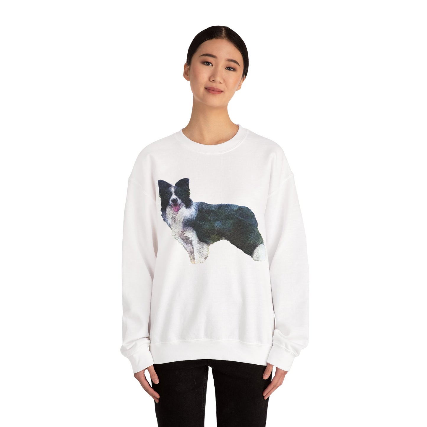 Border Collie 'Andrew' Unisex Crewneck Sweatshirt