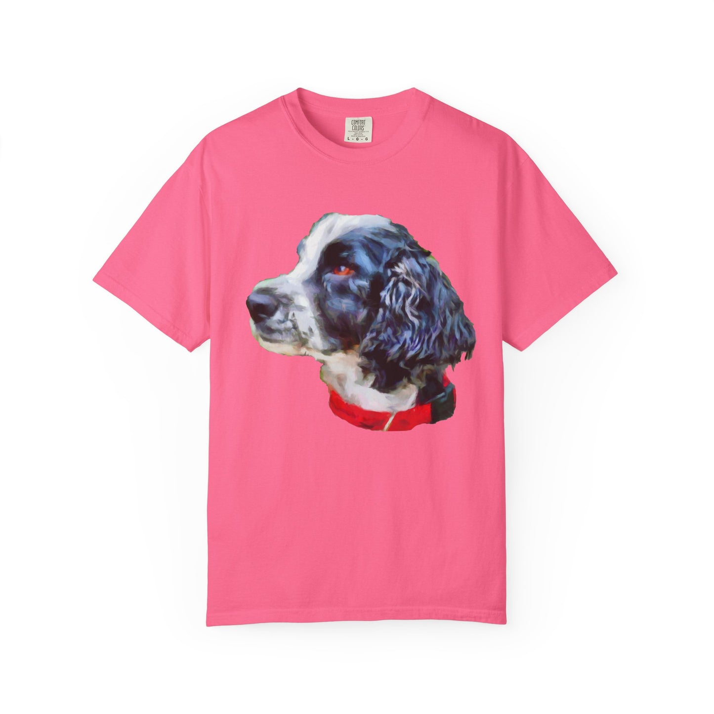 English Cocker Spaniel 'Tango' Unisex Relaxed Garment-Dyed T-shirt
