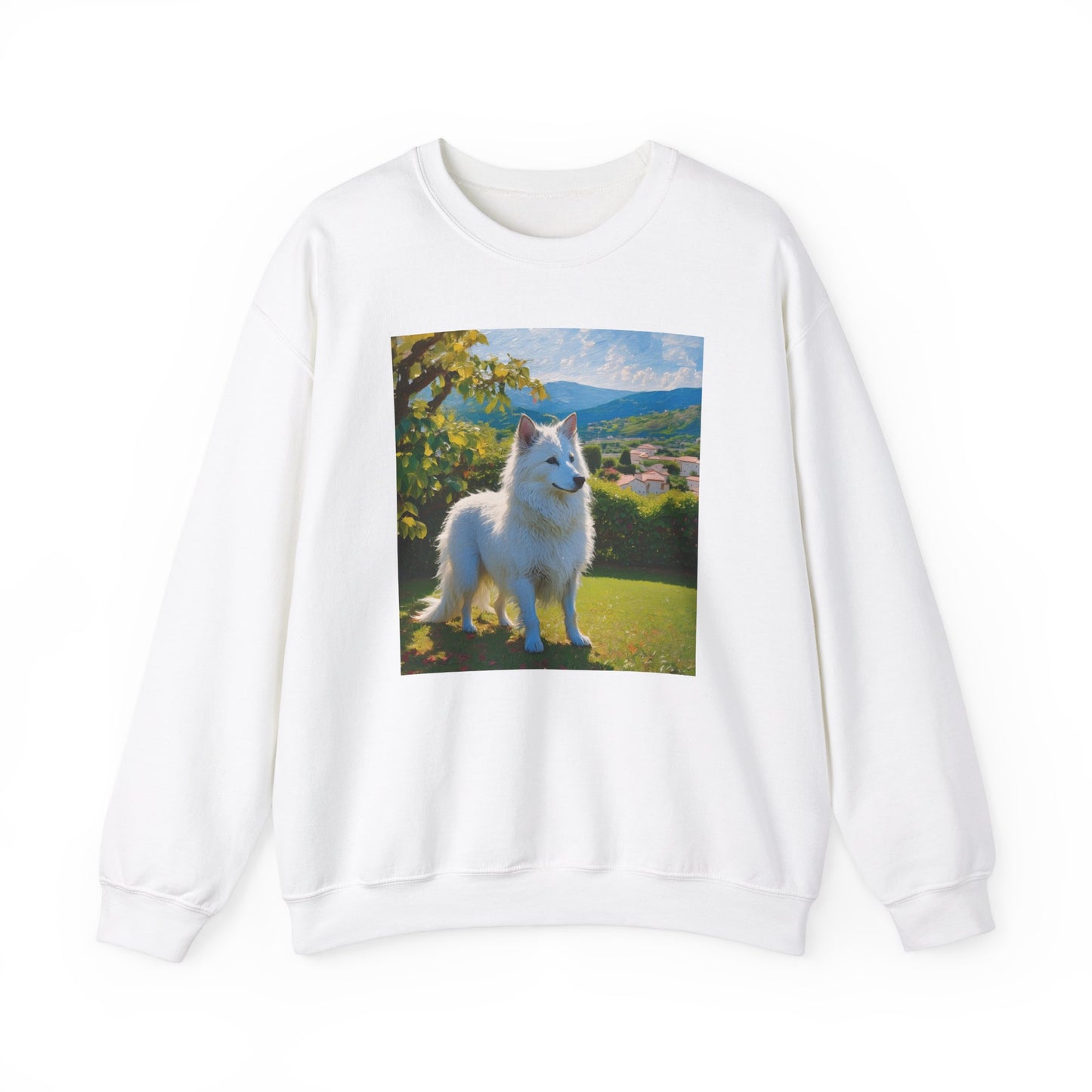 Volpino Italiano - Unisex Heavy 50/50 Crewneck Sweatshirt