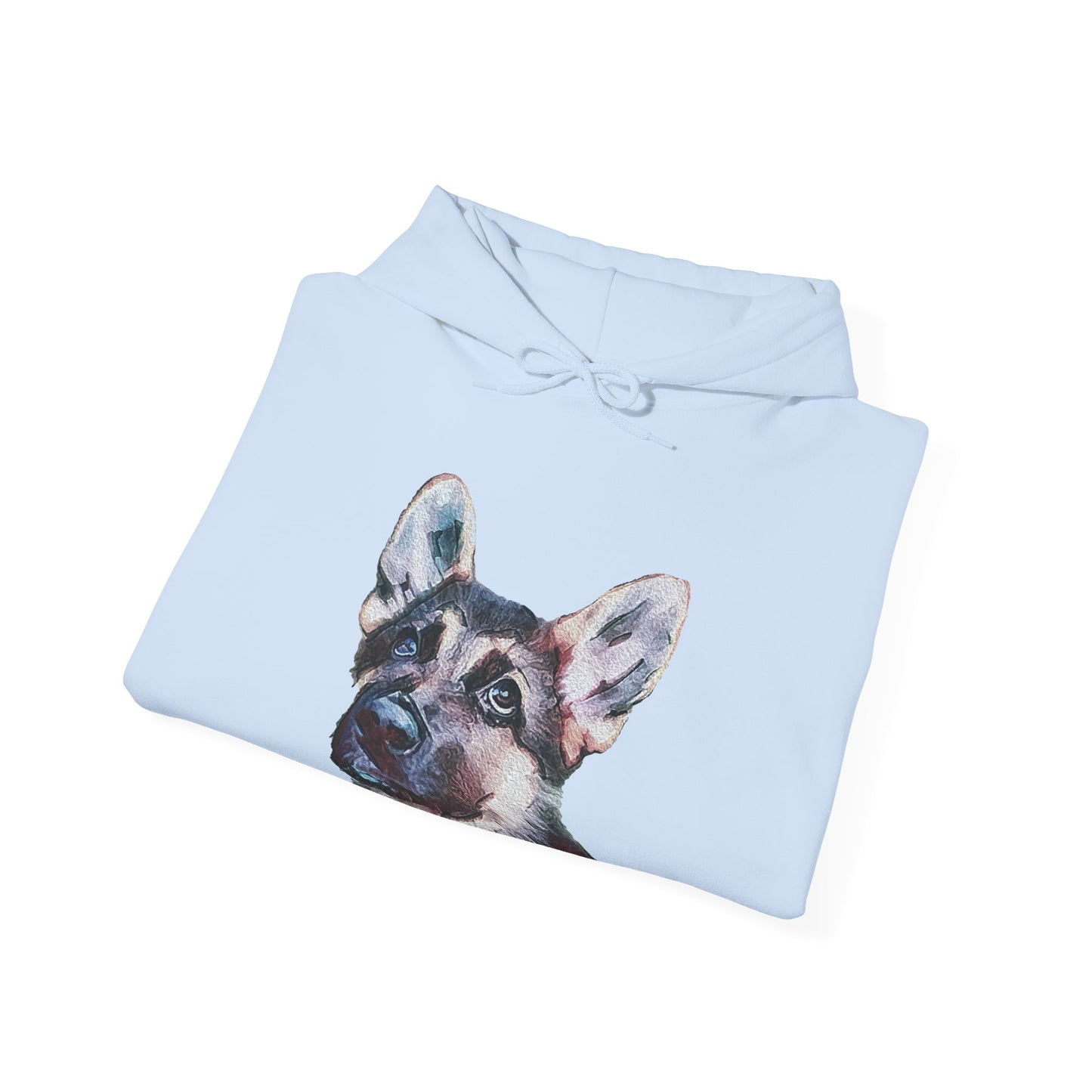 German Shepherd 'Sly' Unisex 50/50 Hoodie