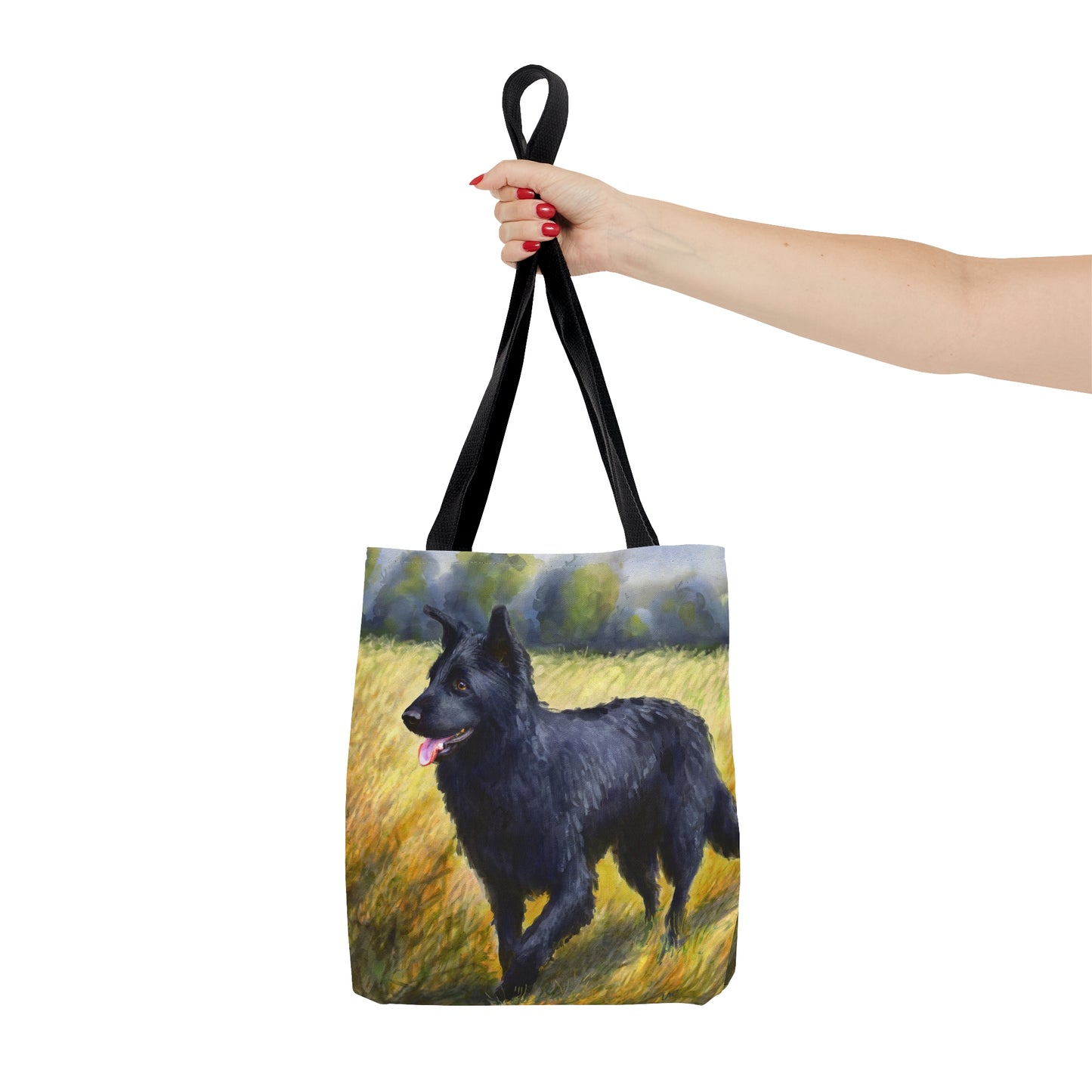 Mudi - Herding Dog Canvas Tote Bag