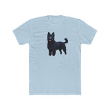 Croatian Sheepdog Men's Fitted Cotton Crew Tee