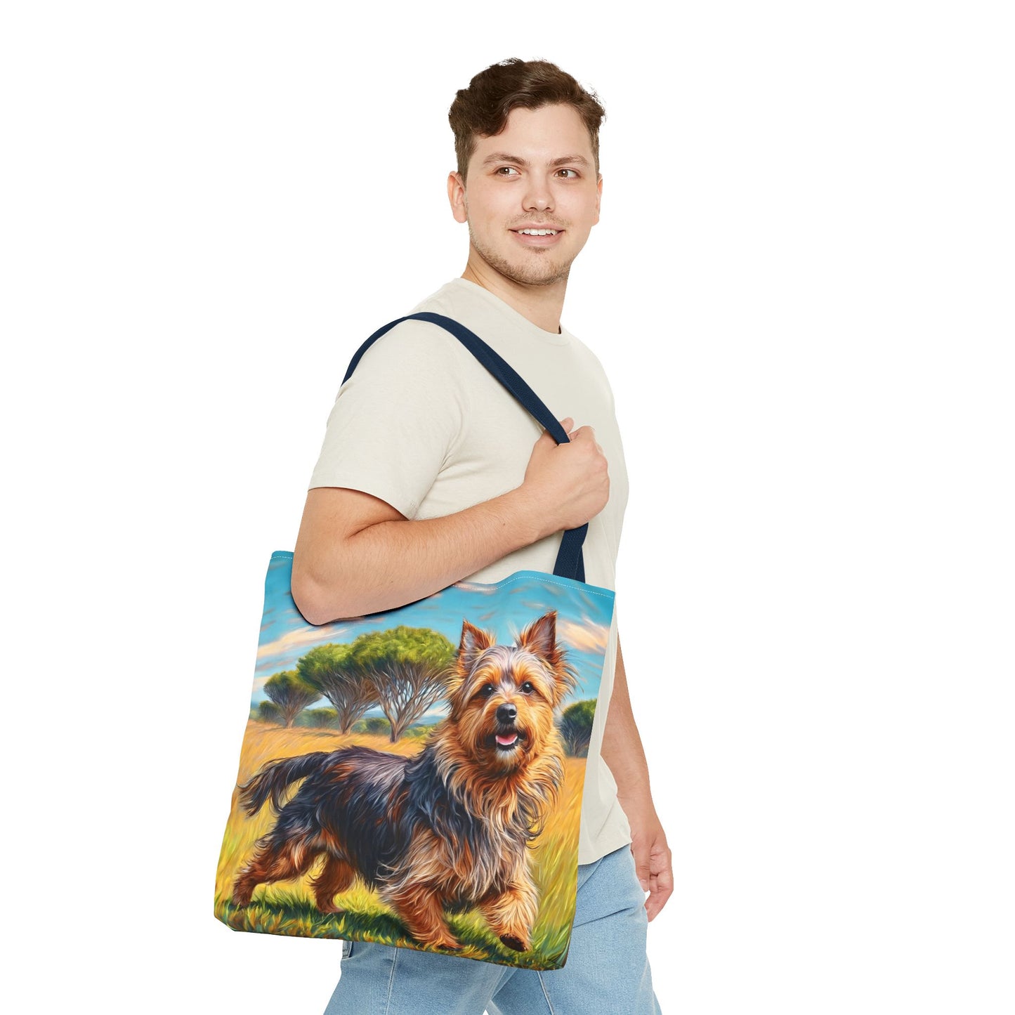 Australian Terrier Tote Bag (AOP): A Tribute to Love and Adventure