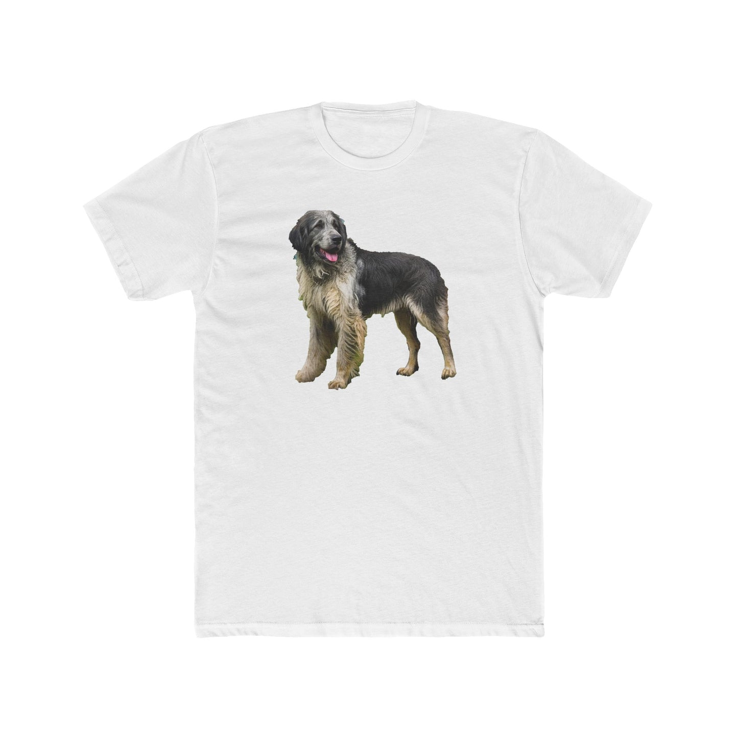 Romanian Carpathian Shepherd - Men's Fitted Cotton Crew Tee