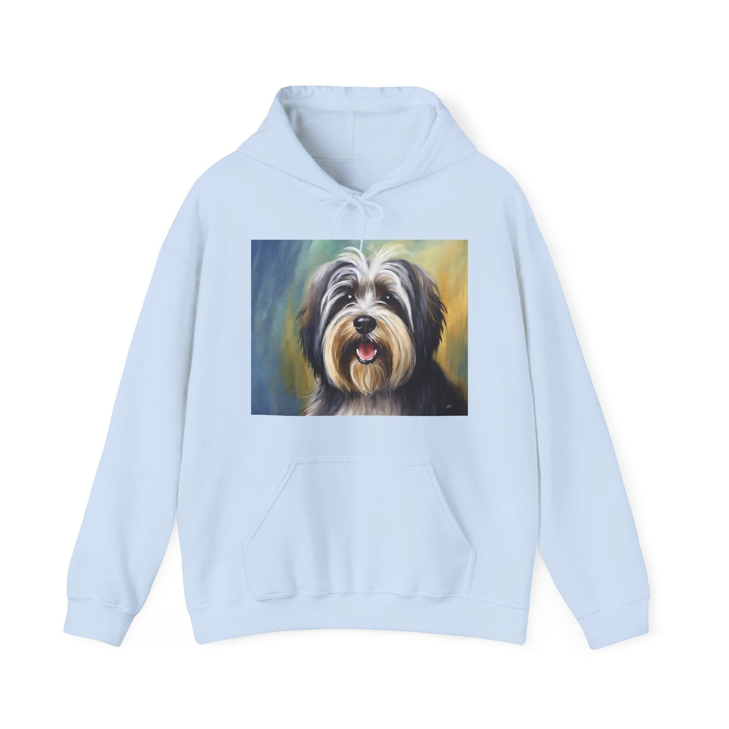 Tibetan Terrier 50/50 Hooded Sweatshirt