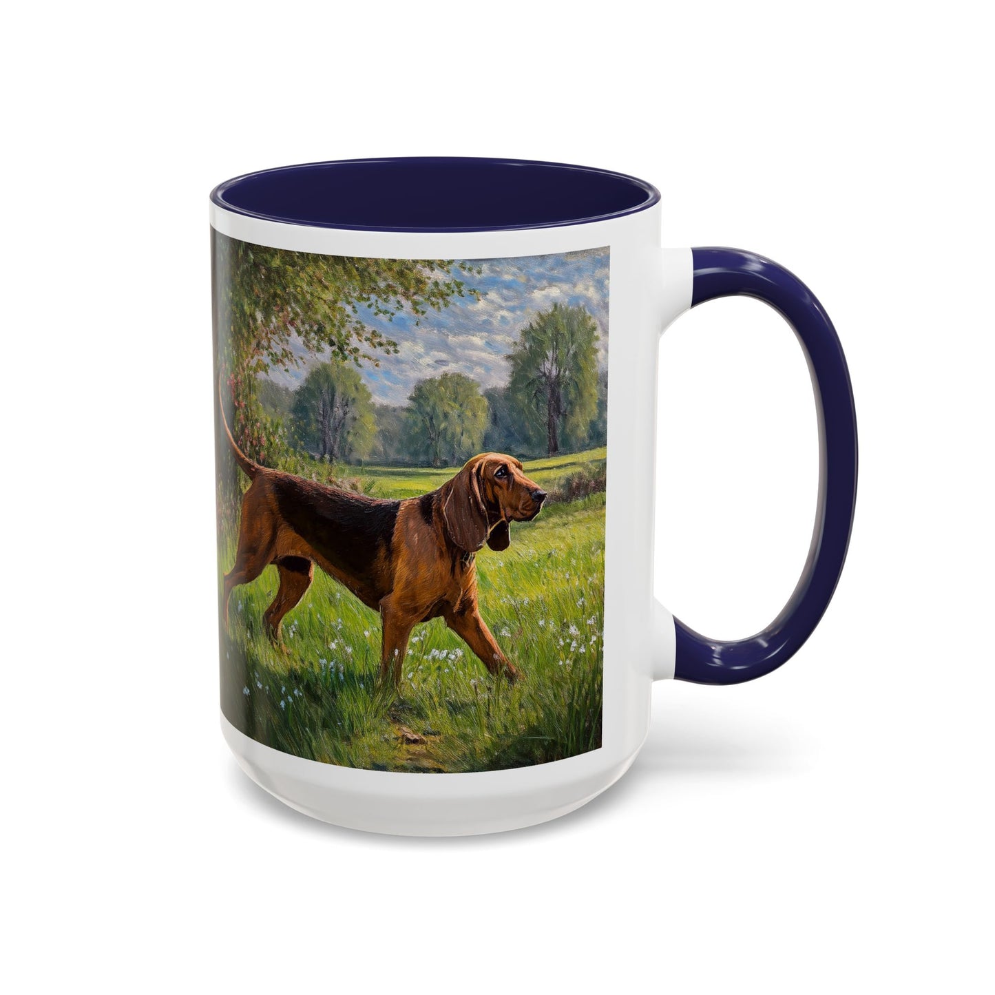 Bloodhound Ceramic Accent Coffee Mug