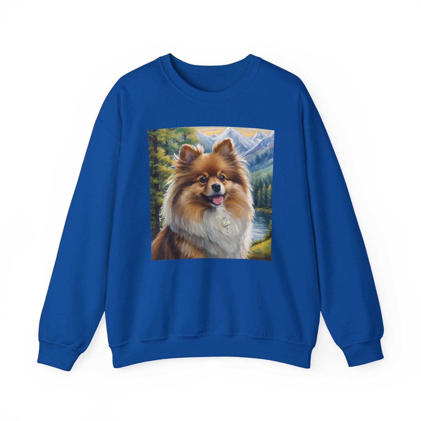 German Spitz Classic 50/50 Crewneck Sweatshirt